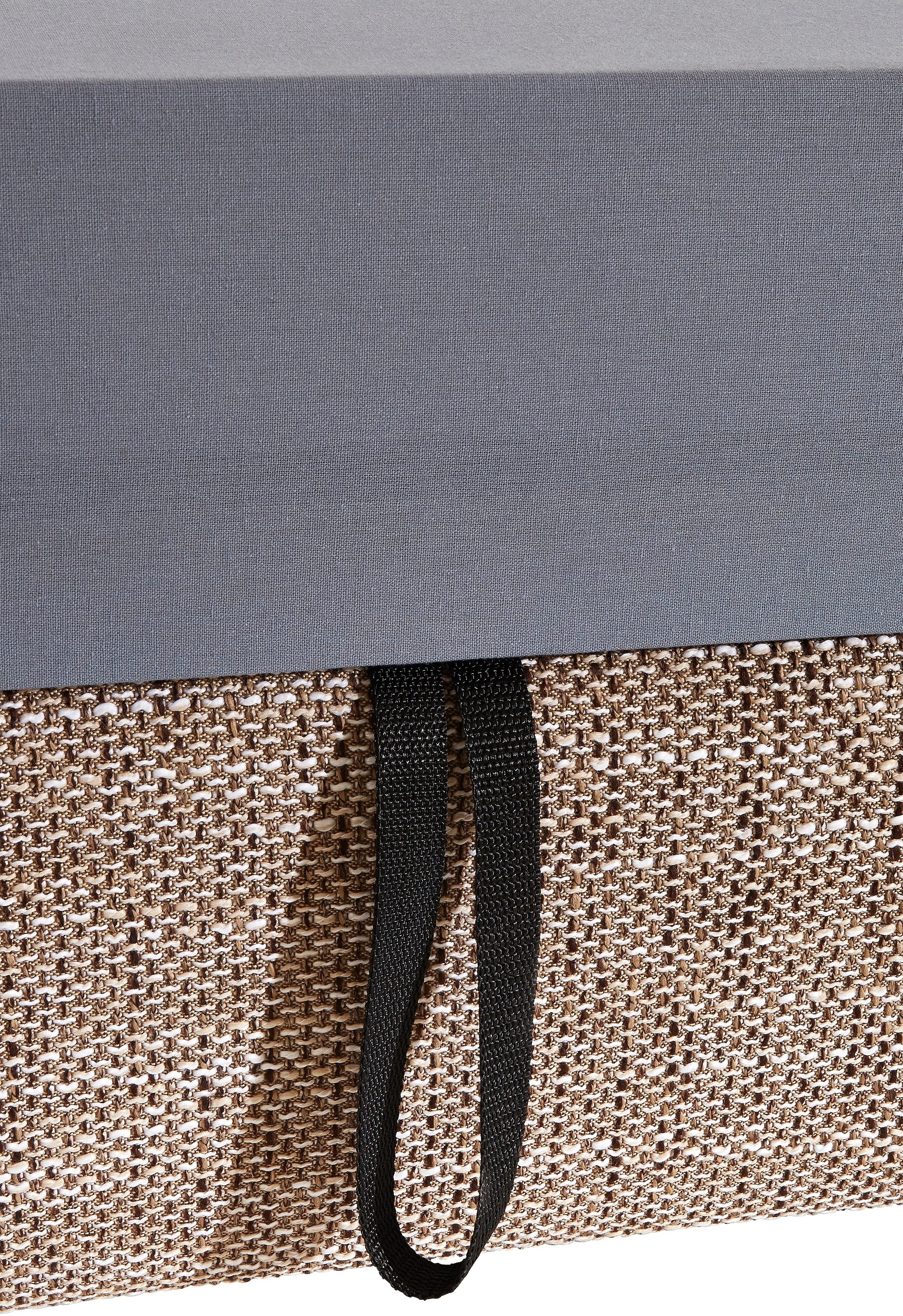 DOMO collection Wohnlandschaft »Norma Top, elegant und modern, flache Armlehnen, komfortabel, U-Form«, wahlweise mit Bettfunktion, mit viel Platz