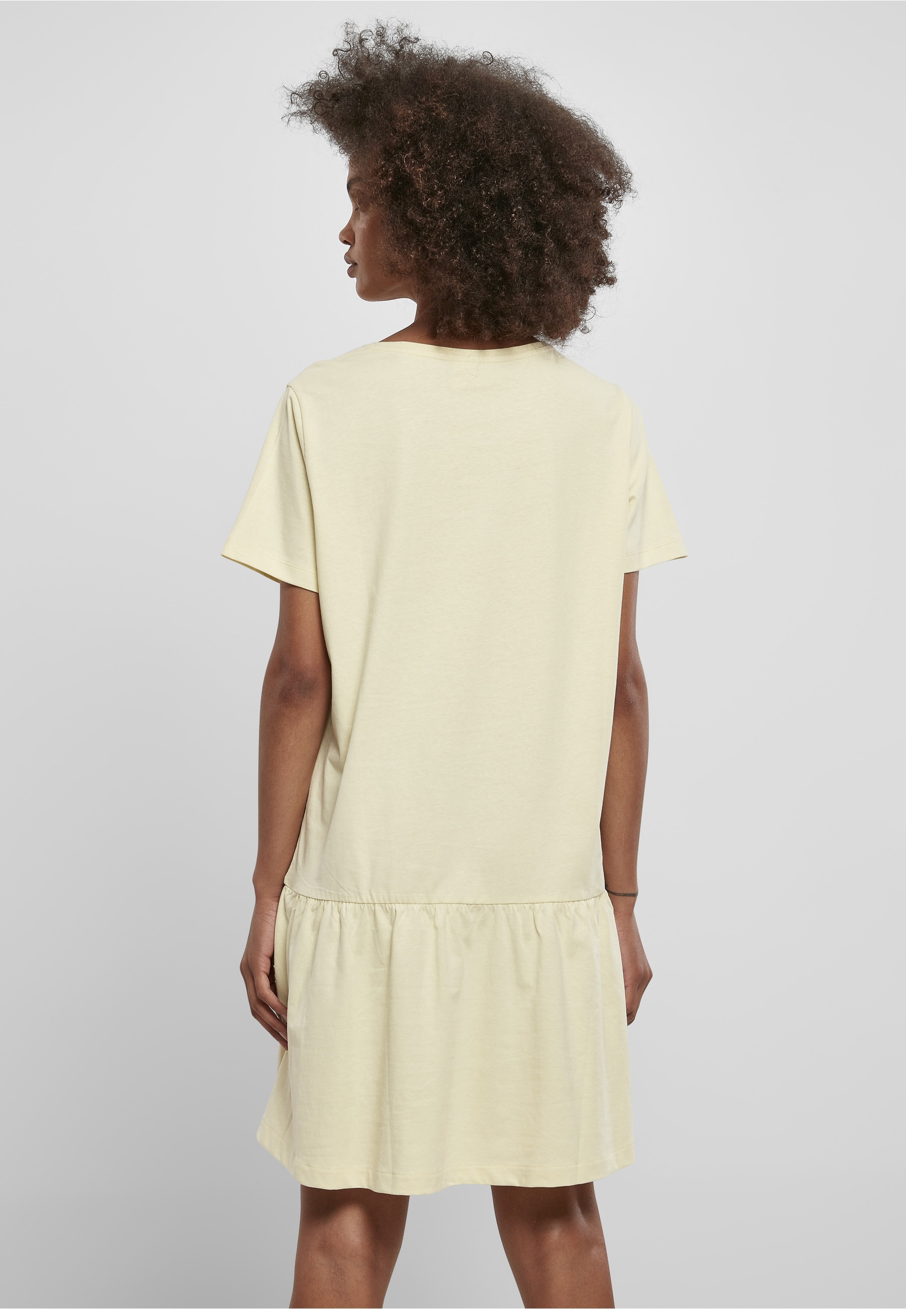 URBAN CLASSICS A-Linien-Kleid »Urban Classics Damen Ladies Valance Tee Dress« 1 Stk. tlg.