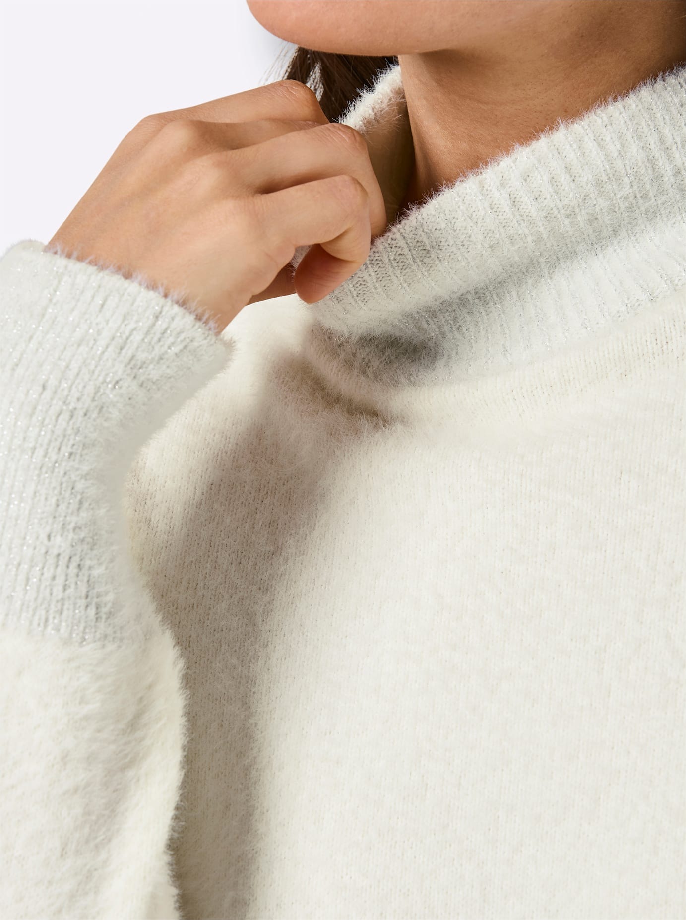 CREATION L PREMIUM Stehkragenpullover »Lyocell-Mix-Pullover«