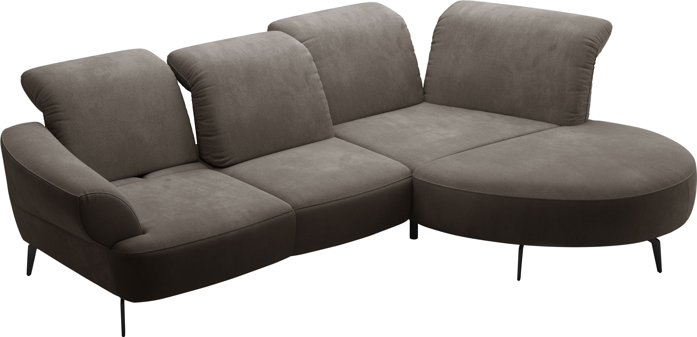 sit&more Ecksofa »Dance«, inkl.System Click&Seat und Sitztiefenverstellung