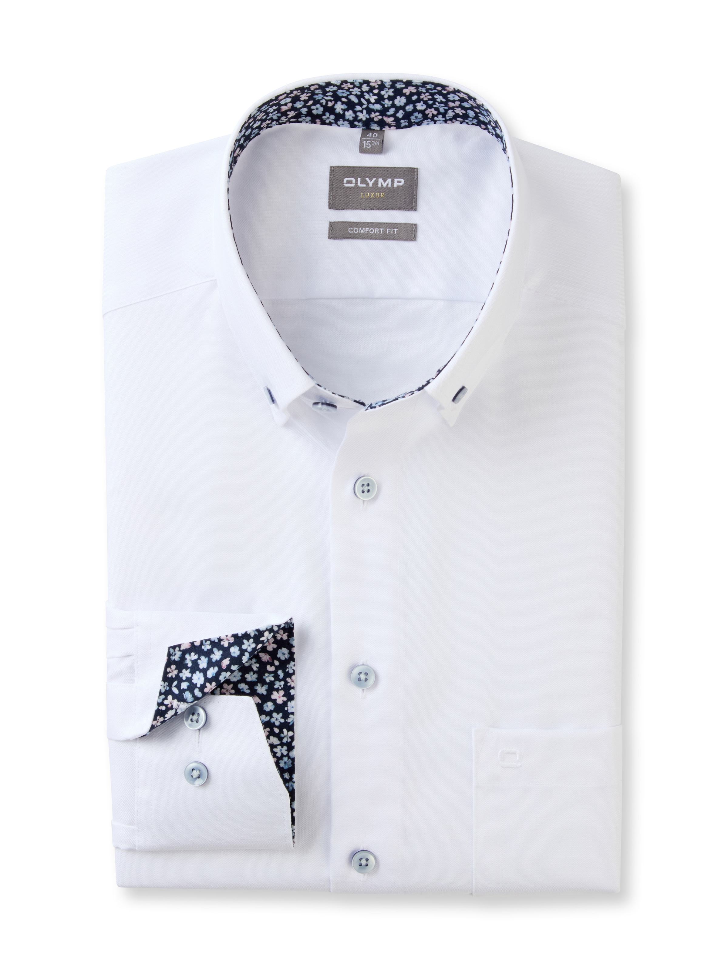 OLYMP Langarmhemd "Luxor" Businesshemd, comfort fit, Button-down-Kragen günstig online kaufen