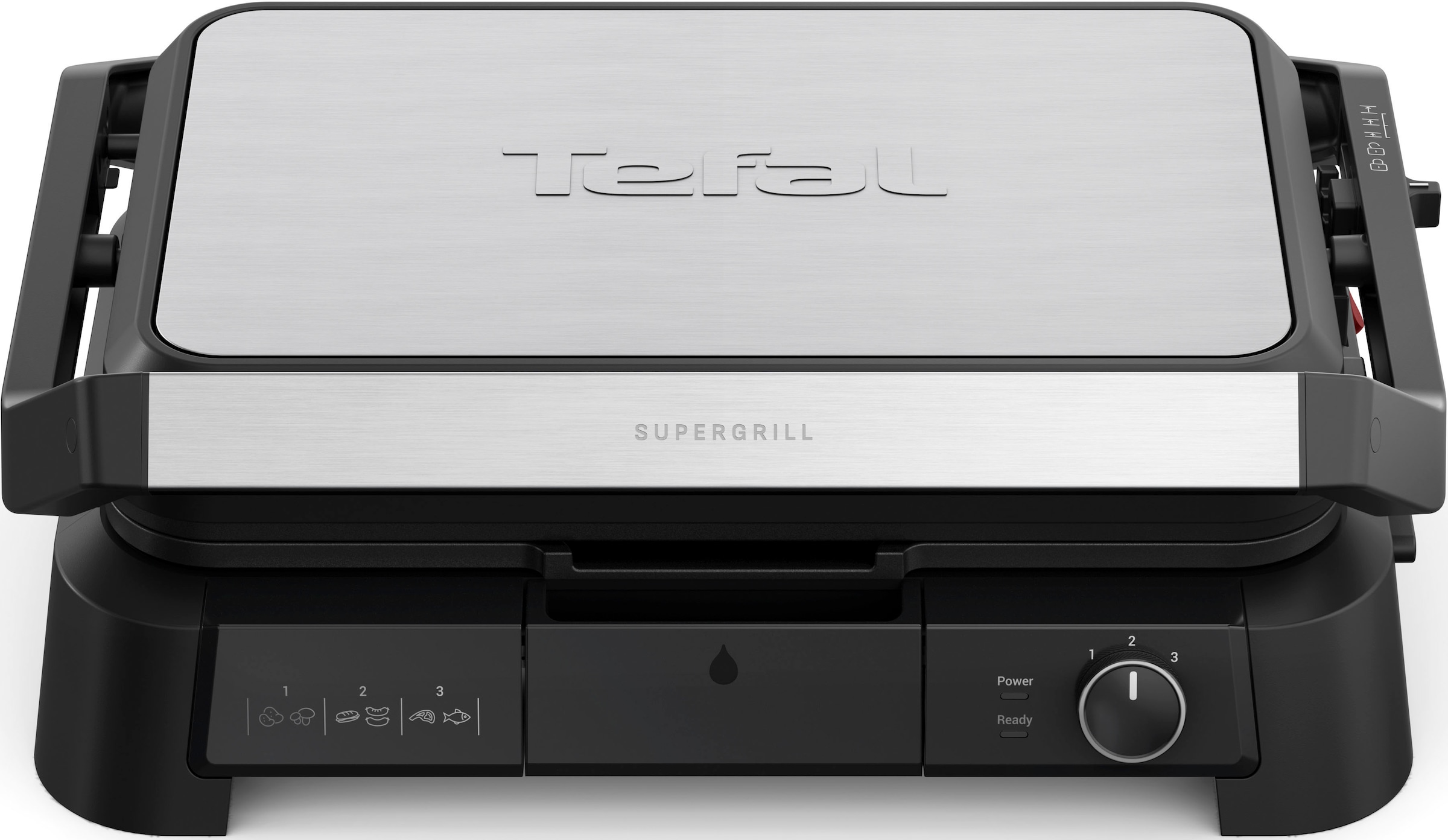 Tefal Kontaktgrill »GC520D SuperGrill 3-in-1 XL«, 220 W, BBQ-Funktion, Ofenposition, 3 Temperatureinstellungen