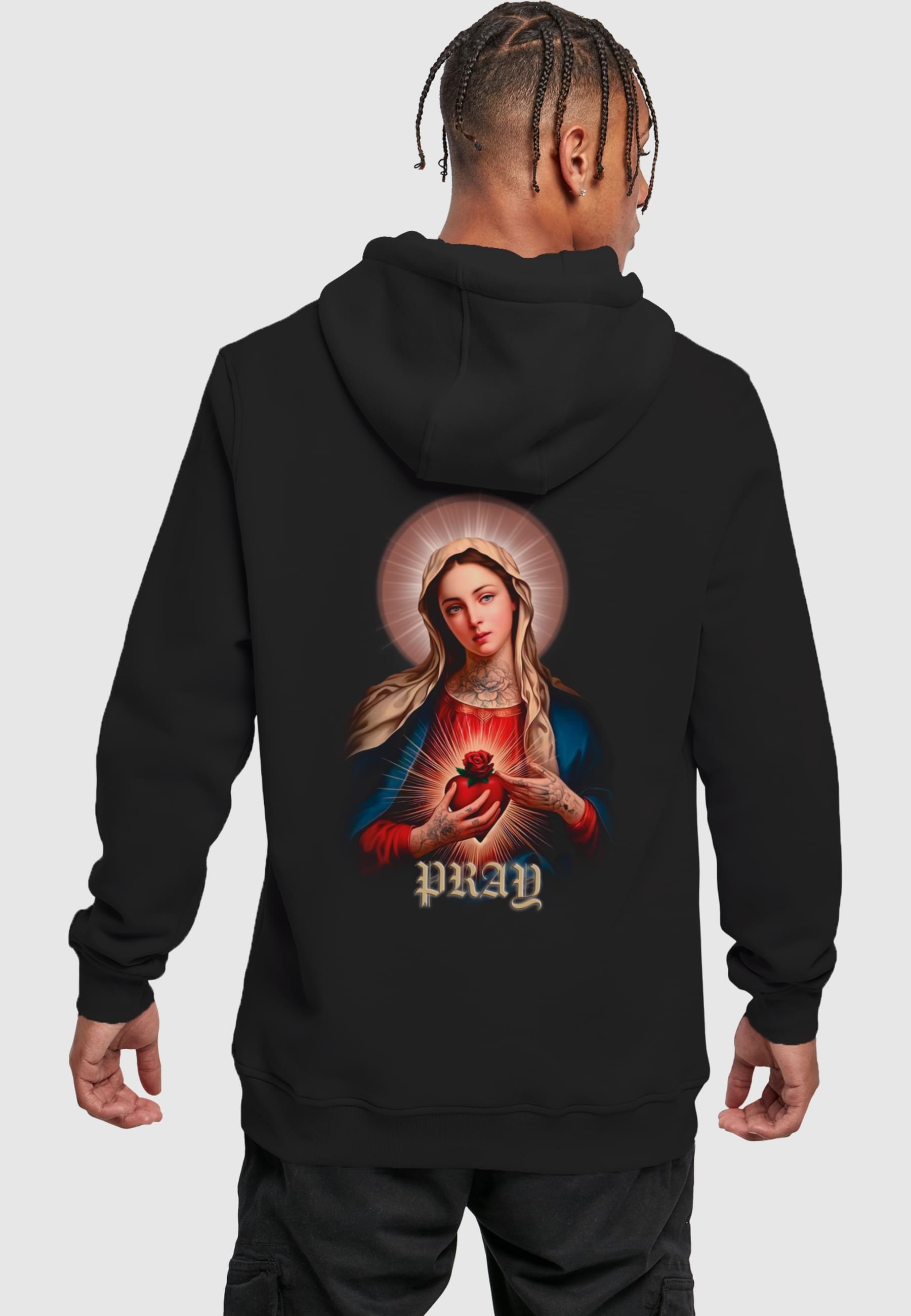 MisterTee Kapuzensweatshirt »MisterTee Praying Mary Hoody«, (1 tlg.)