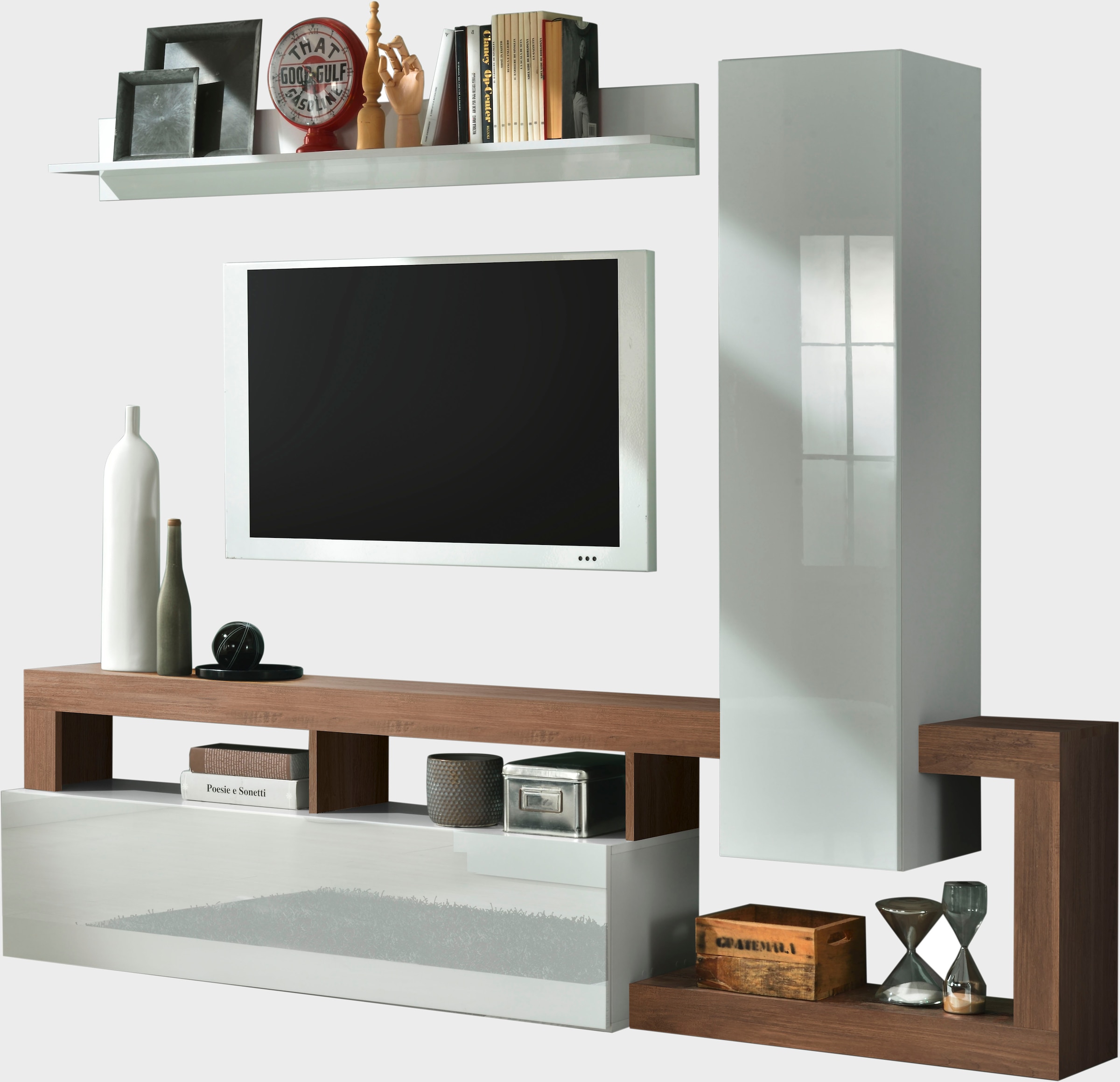 INOSIGN Wohnwand "Hamburg" Set, 3 Stk. tlg. günstig online kaufen