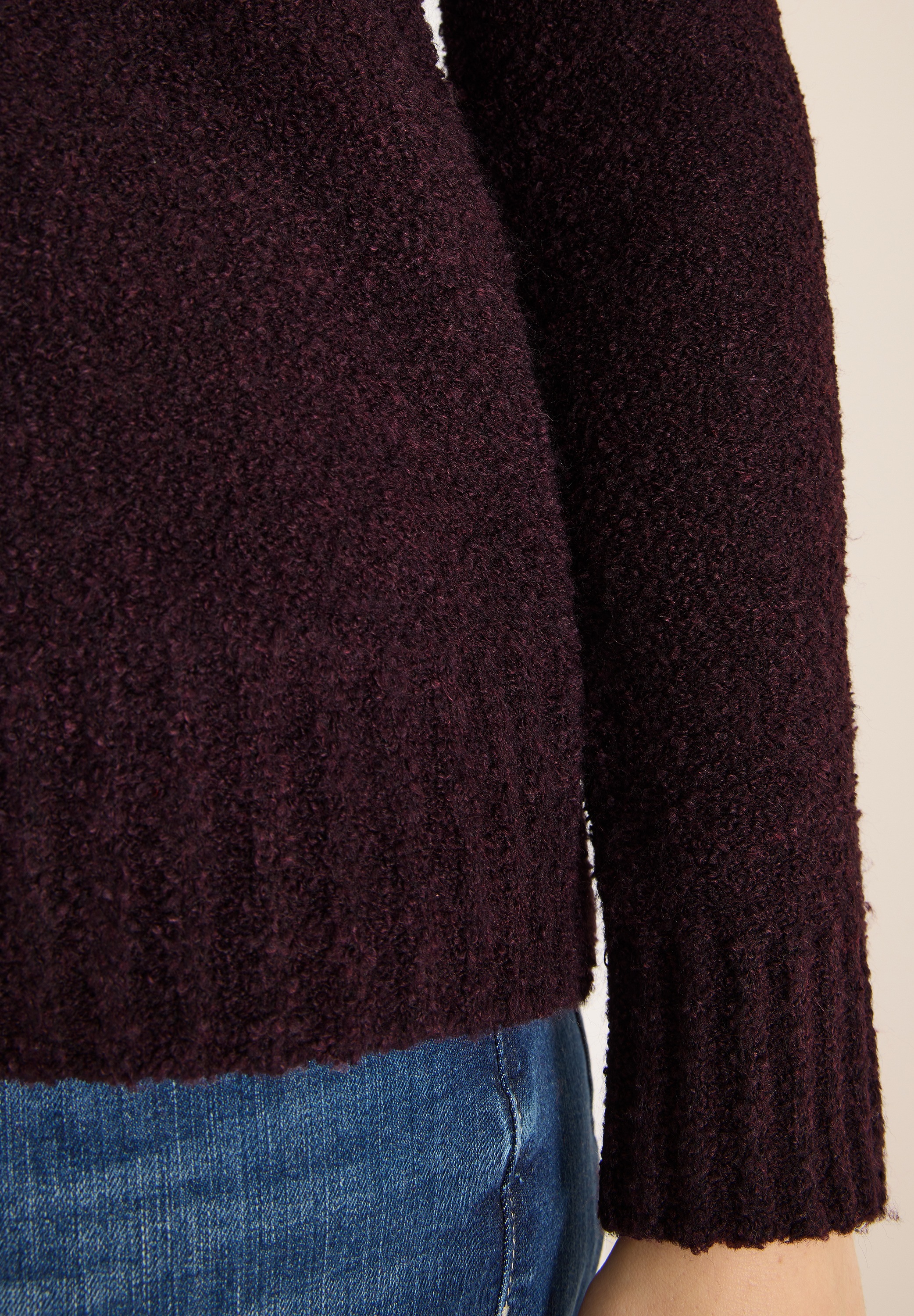 Thumbnail - Cecil Strickpullover Bouclé V-Neck