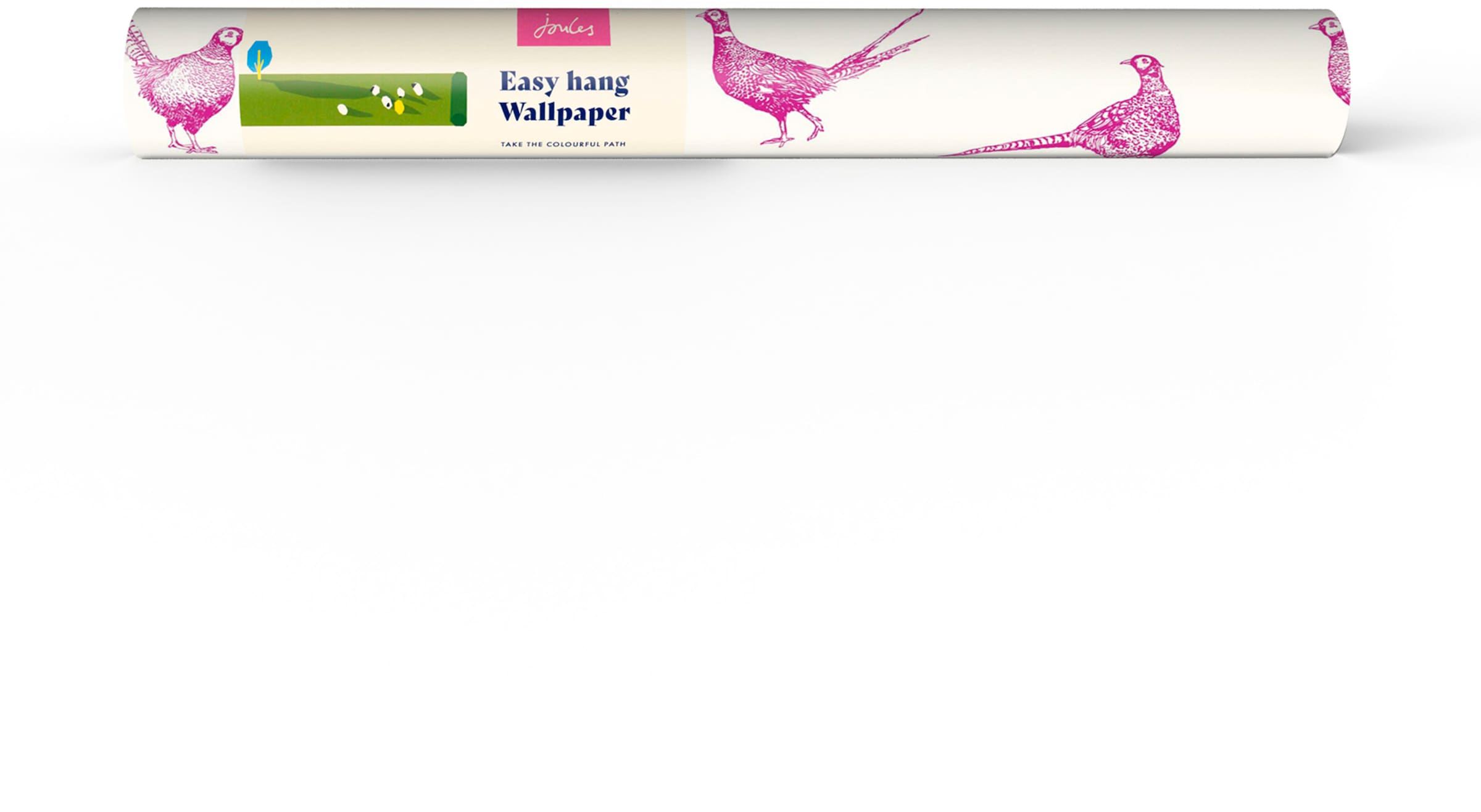 Joules Vliestapete »Flirty Pheasants Truly Pink«, animal print, animal print