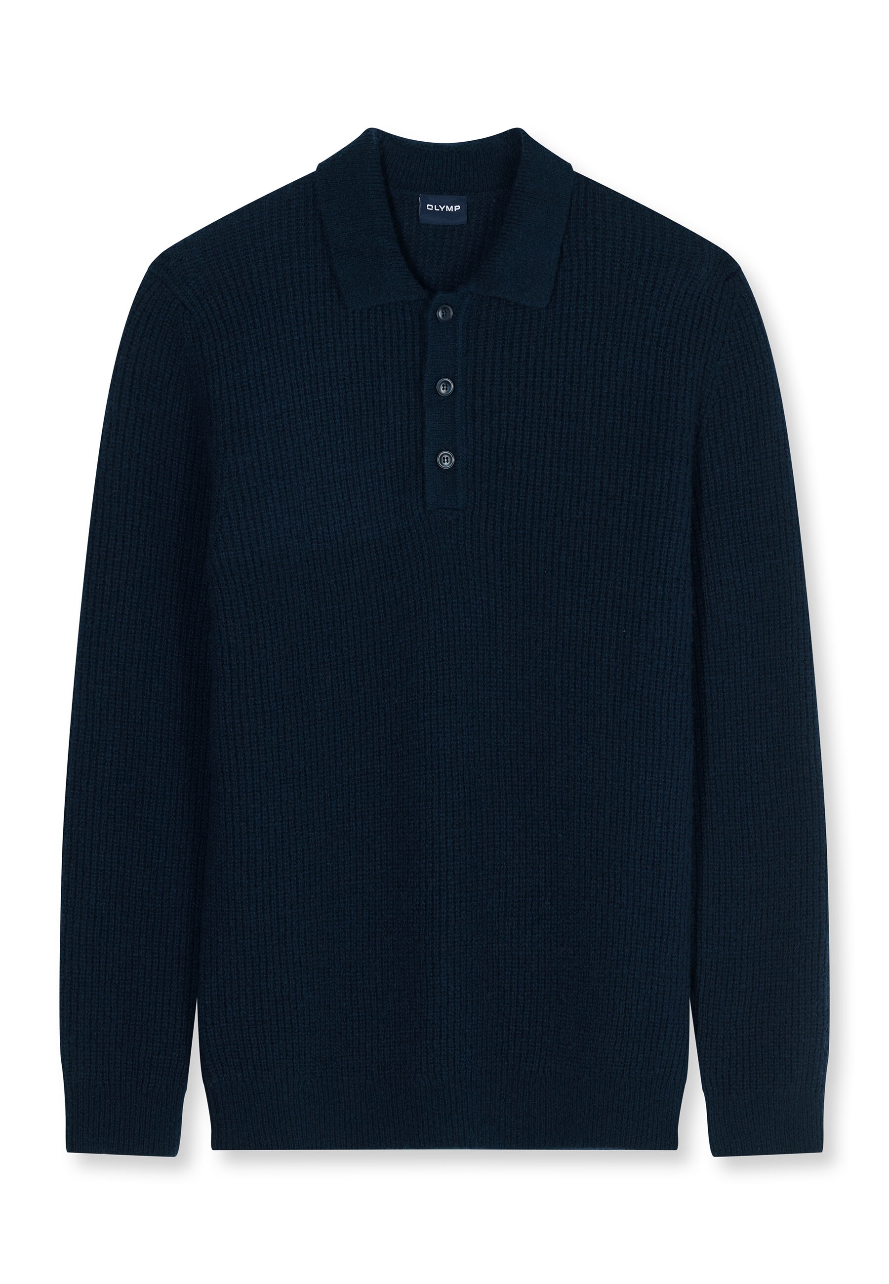 OLYMP Langarm-Poloshirt »OLYMP Casual Strick, Polo langarm«