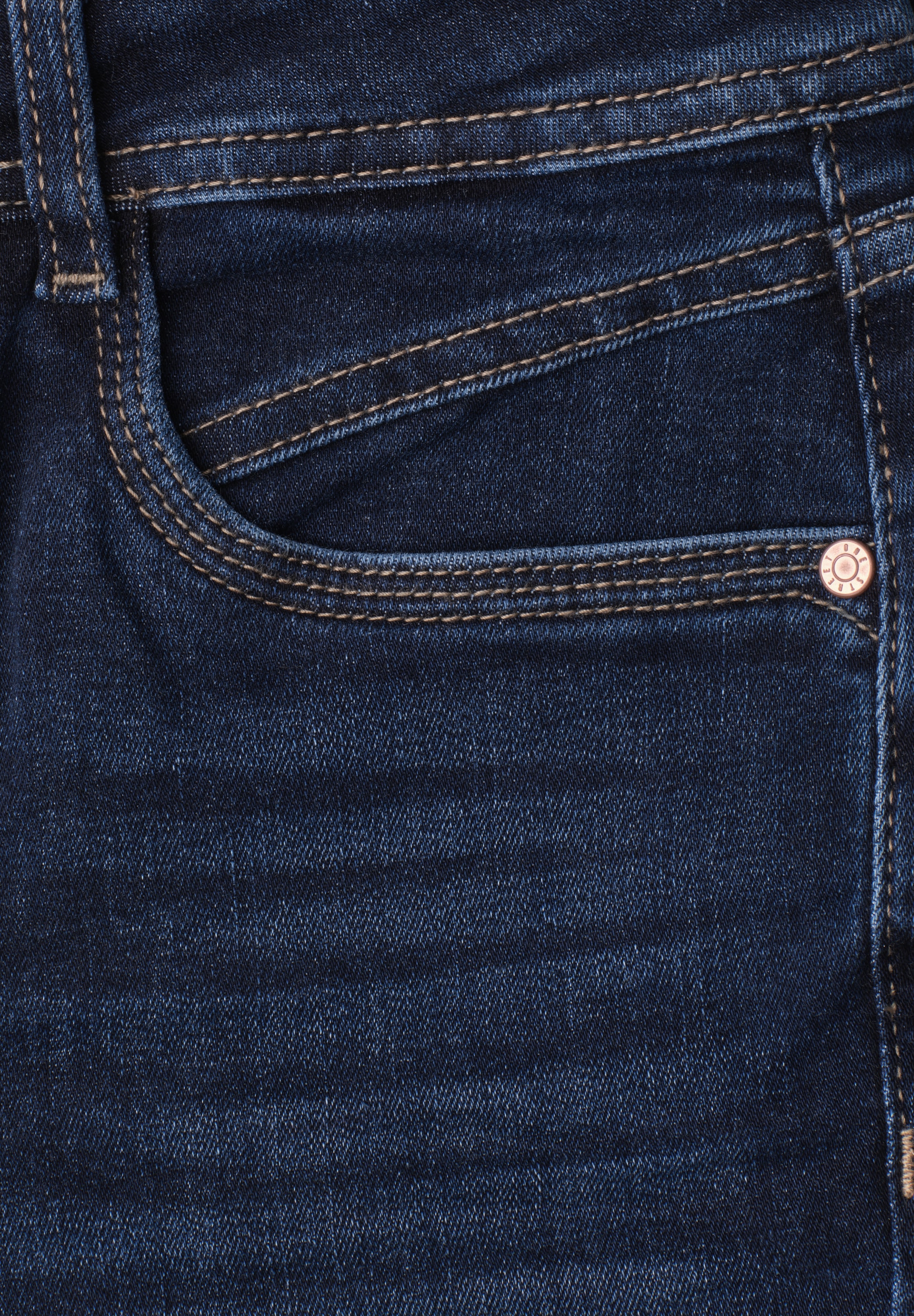 STREET ONE Comfort-fit-Jeans Middle Waist