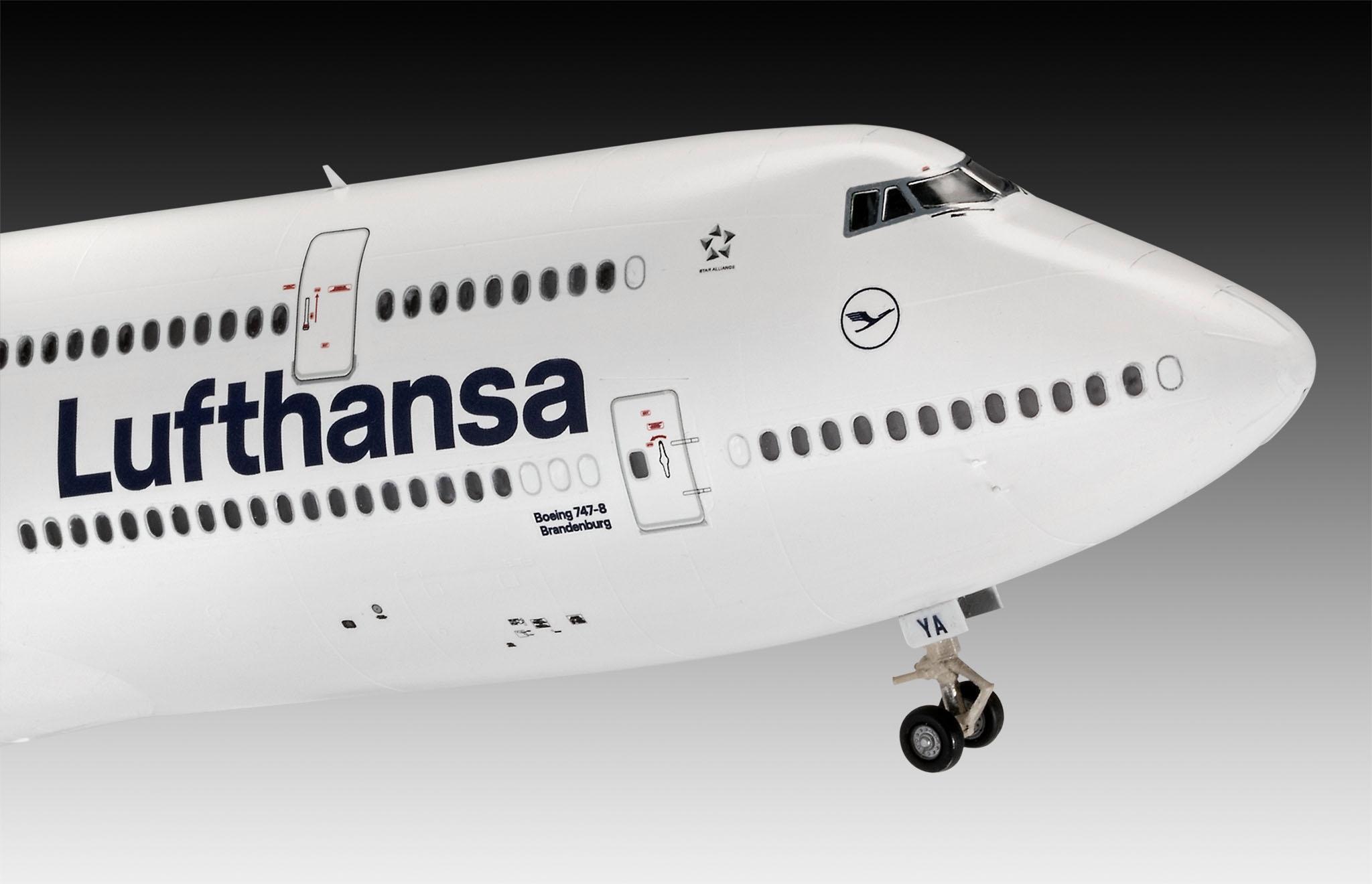Revell® Modellbausatz »Boeing 747-8, Lufthansa New Livery«, 1:144, Made in Europe