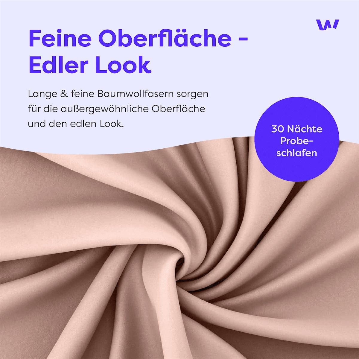 Thumbnail - Wolkenfeld Bettwäsche "Wolkenfeld Sommer Bettwäsche Mako-Satin Baumwolle" 3 Stk. tlg. 135x200 cm, 155x220 & Übergrößen I...