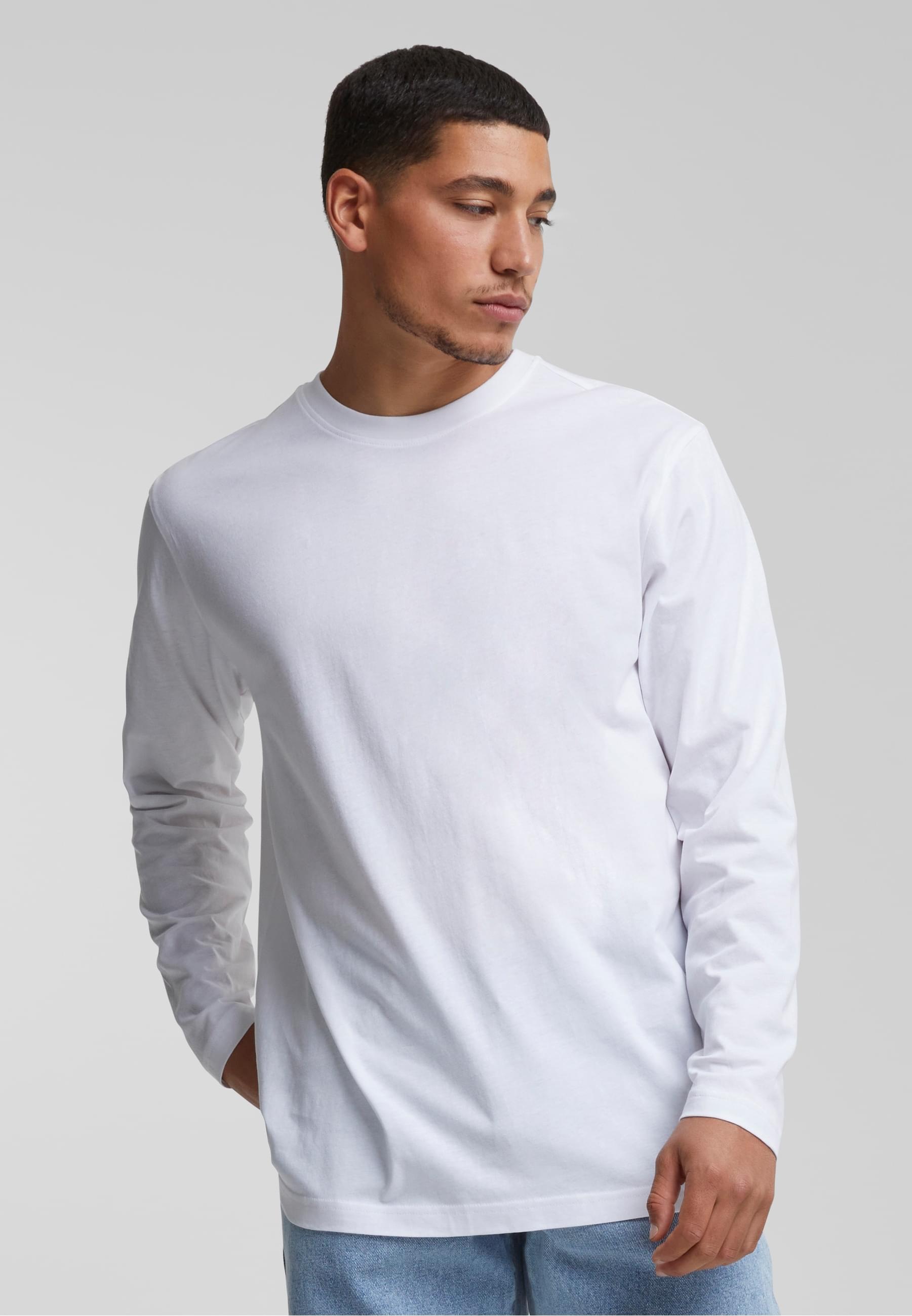 URBAN CLASSICS Longsleeve »Urban Classics Herren Basic Longsleeve«, (1 tlg.)