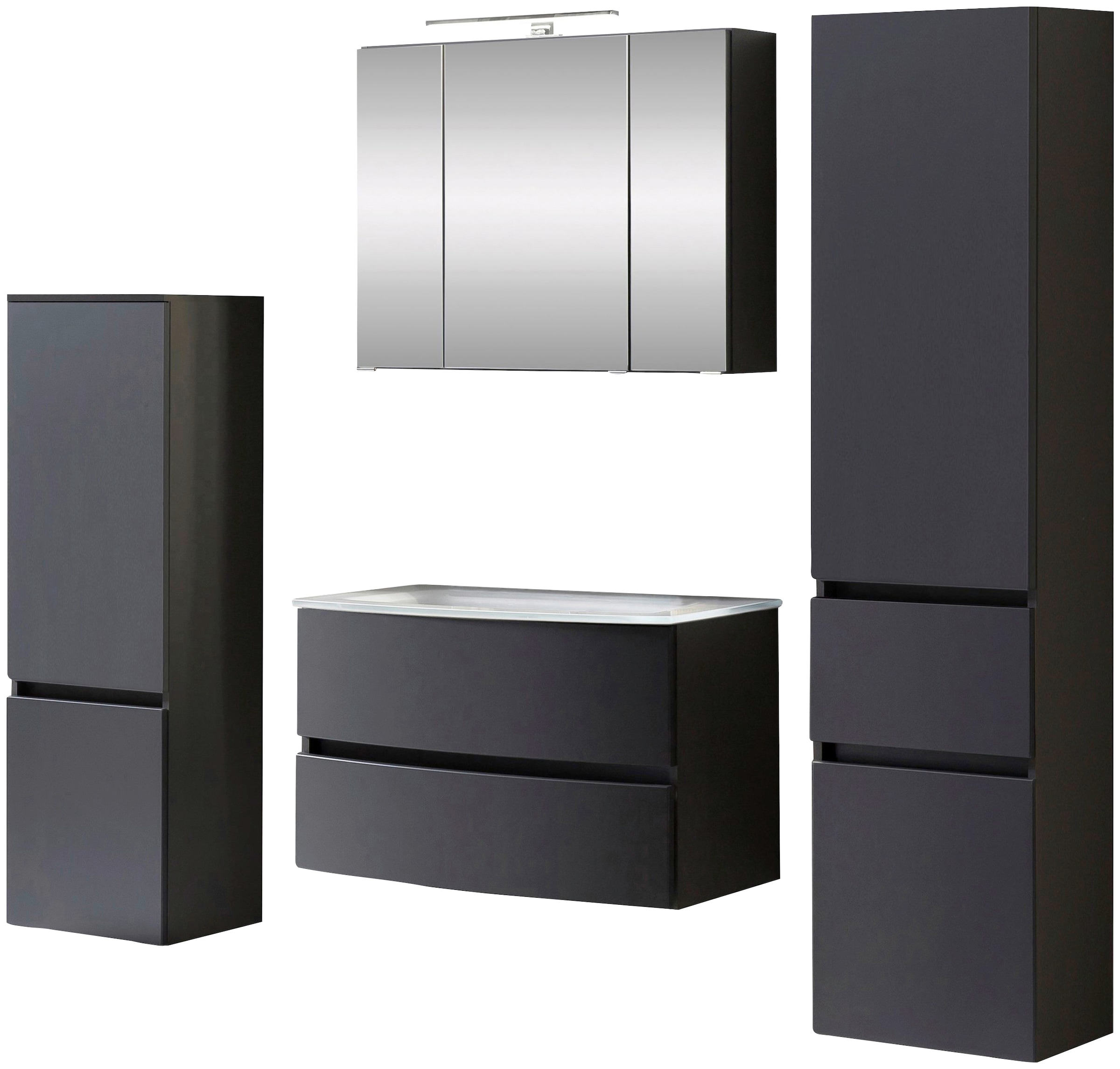 welltime Badezimmer-Set "Kaunas" Set, 4 Stk. tlg. günstig online kaufen