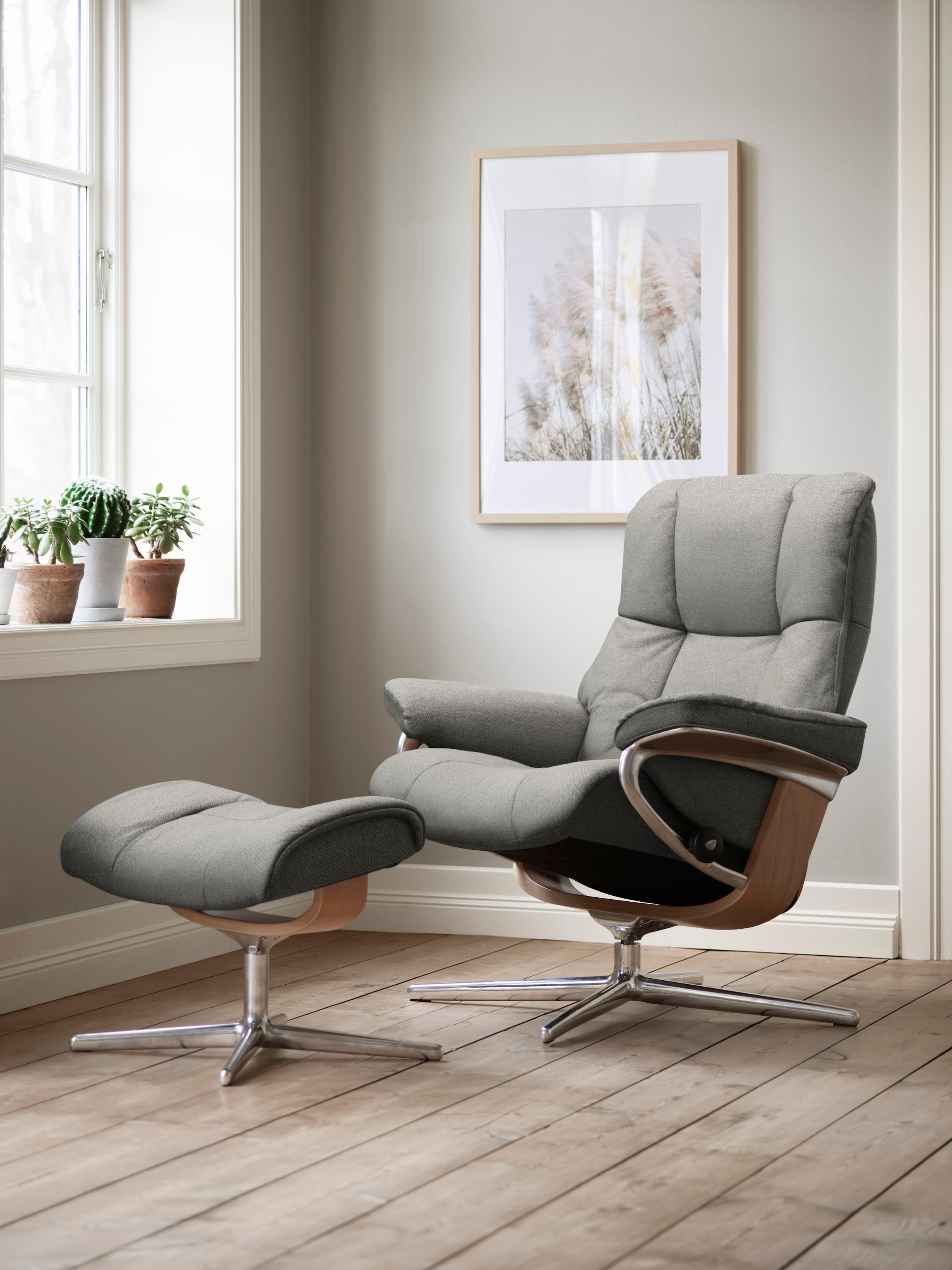 Stressless Relaxsessel "Mayfair", mit Cross Base, Größe S, M & L, Holzakzen günstig online kaufen