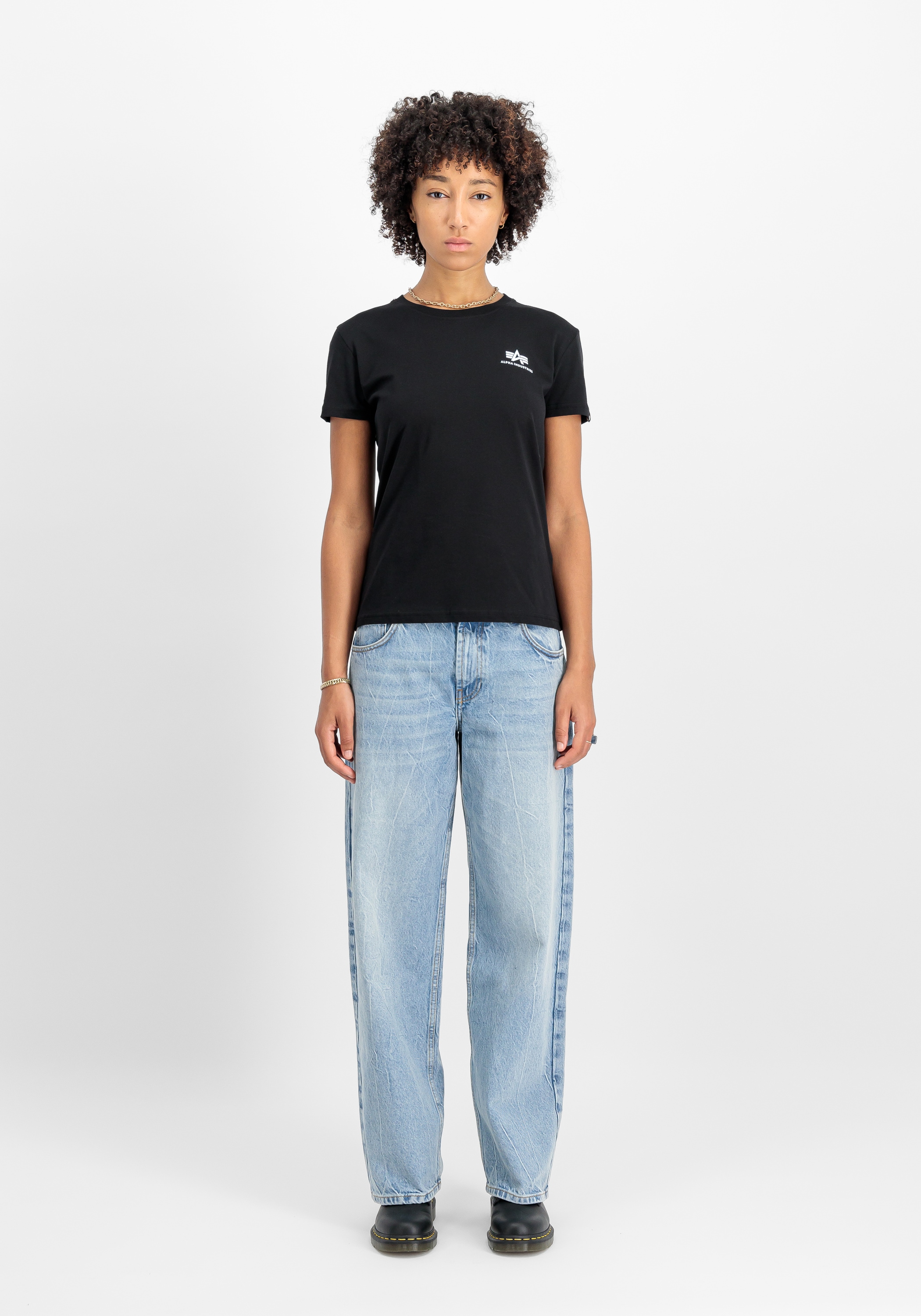 Alpha Industries T-Shirt »Alpha Industries Women - T-Shirts Basic T Small Logo Women«