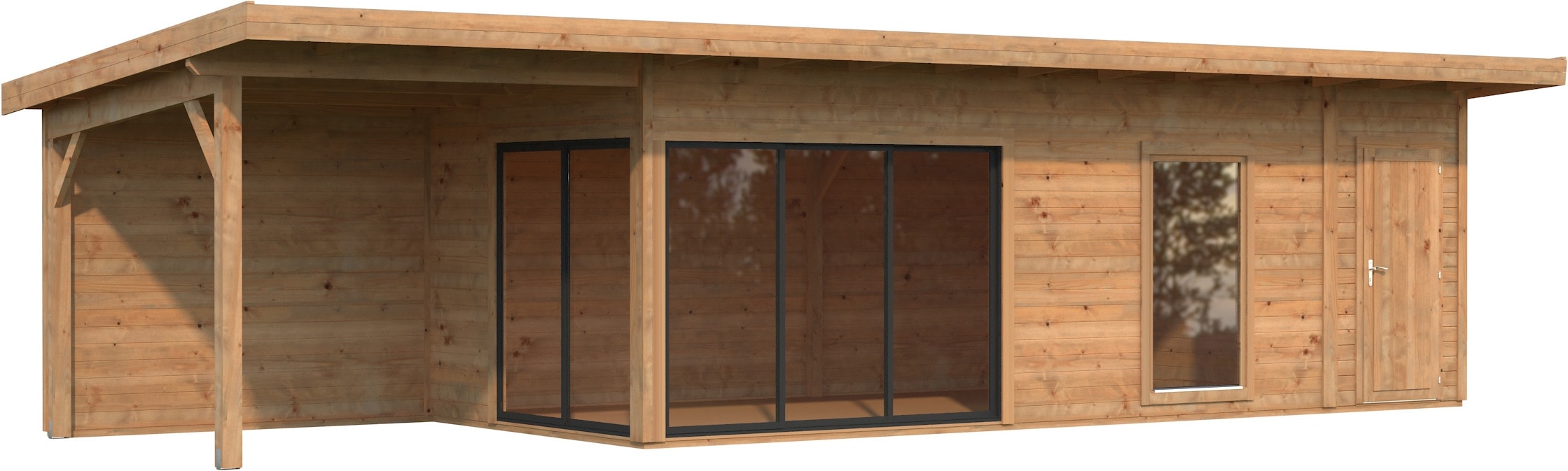 Palmako Gartenhaus »Andrea 21,1+7,9 m², Slide Plus«