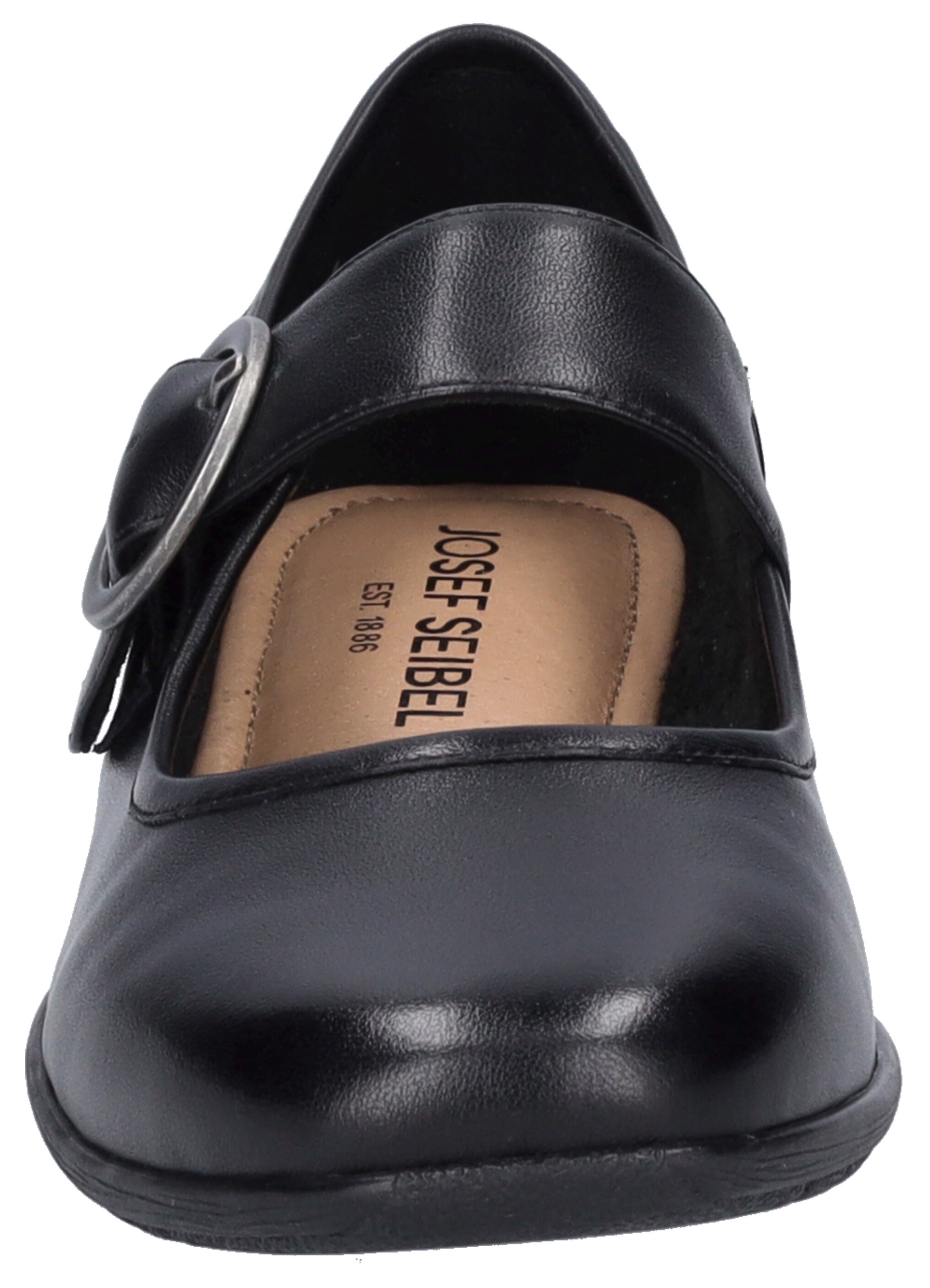 Riemchenballerina JOSEF SEIBEL "Fenja 18", Damen, Gr. 37, schwarz, Kalbsleder, Schuhe Riemchenballerina, Spangenschuh, Festtagsschuh, Komfortschuh mit modischer Schnalle 3