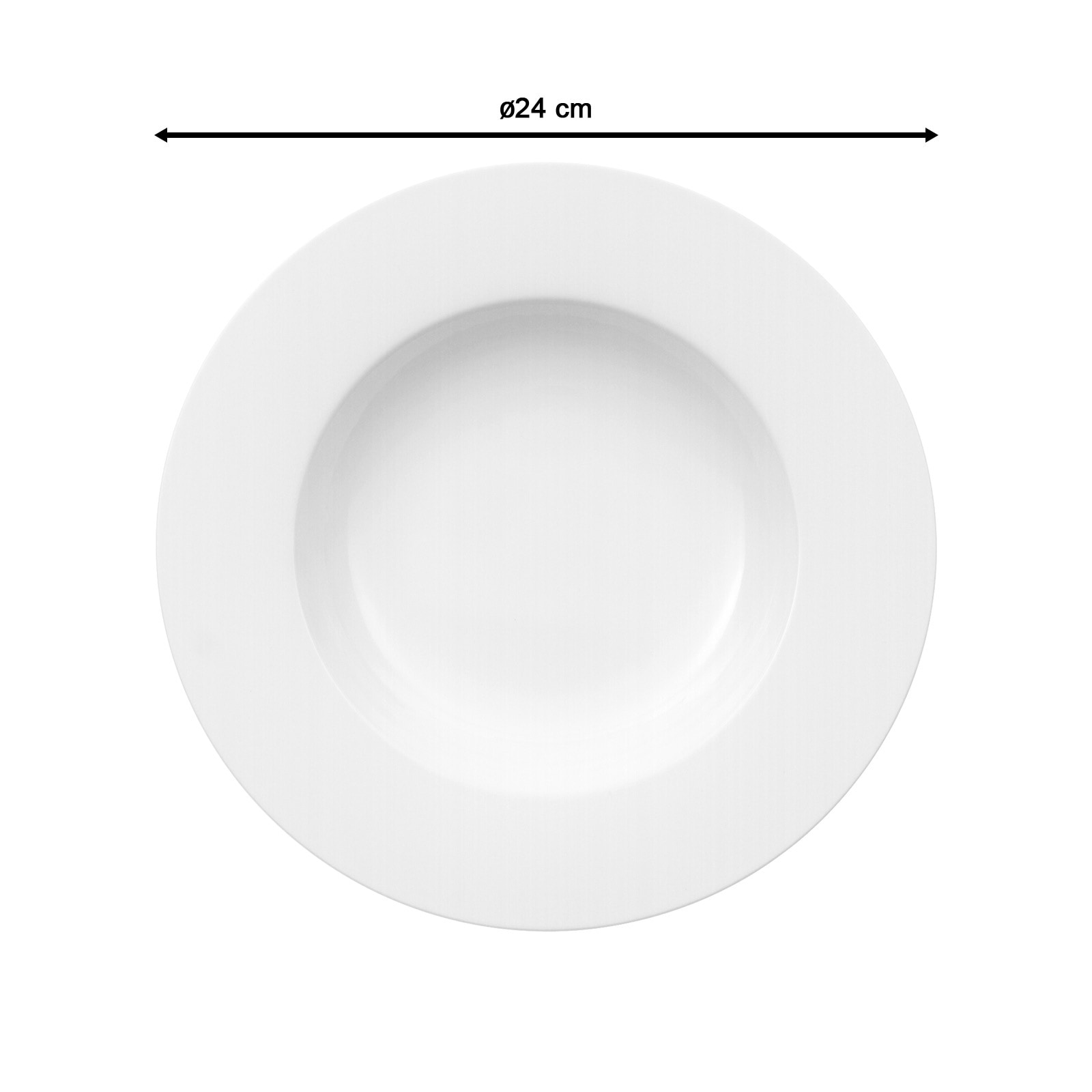Villeroy & Boch Suppenteller »Suppenteller Royal ø 24.0 cm 6er Set weiß«