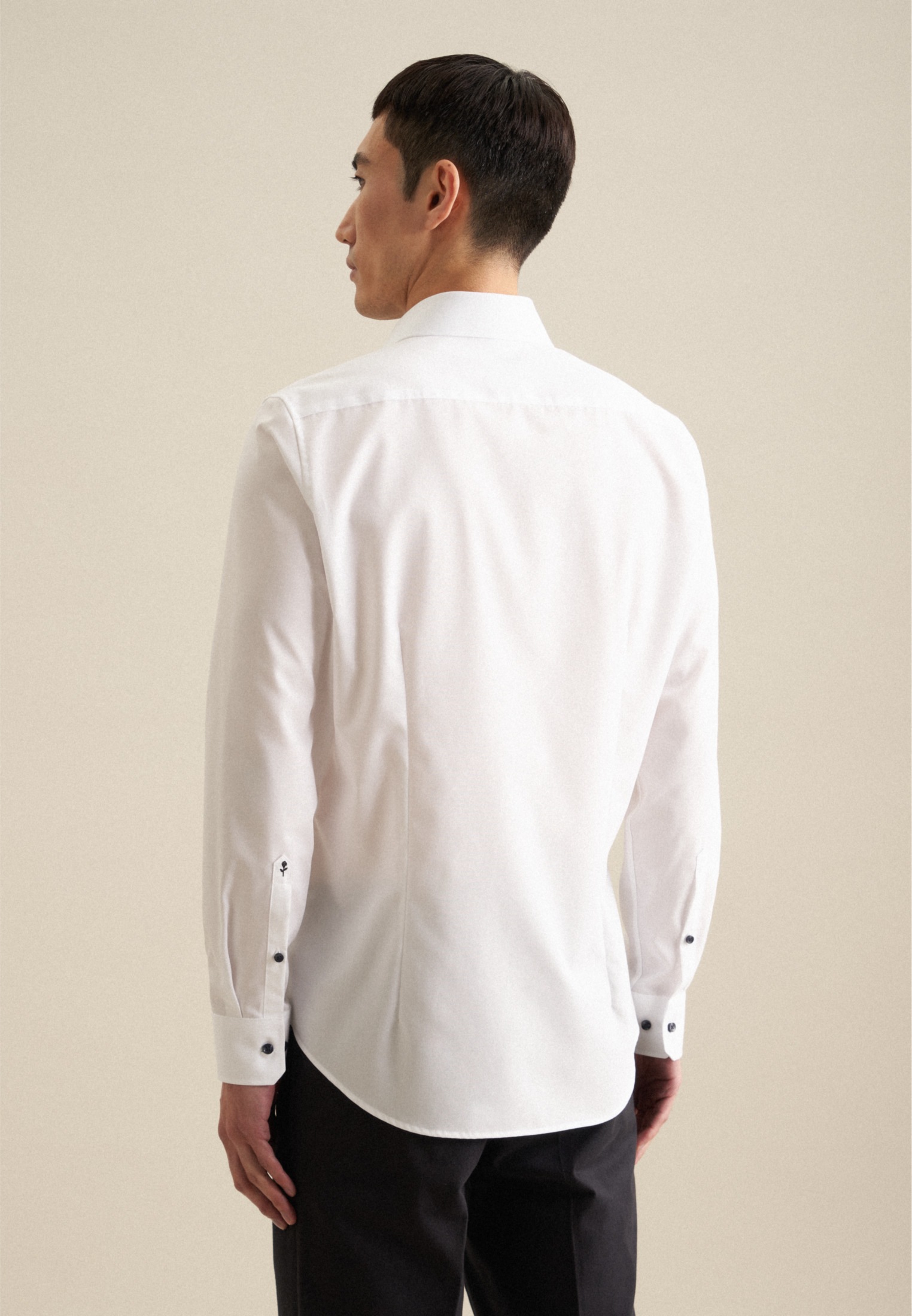 seidensticker Businesshemd "Slim", Slim Langarm Kentkragen Uni günstig online kaufen