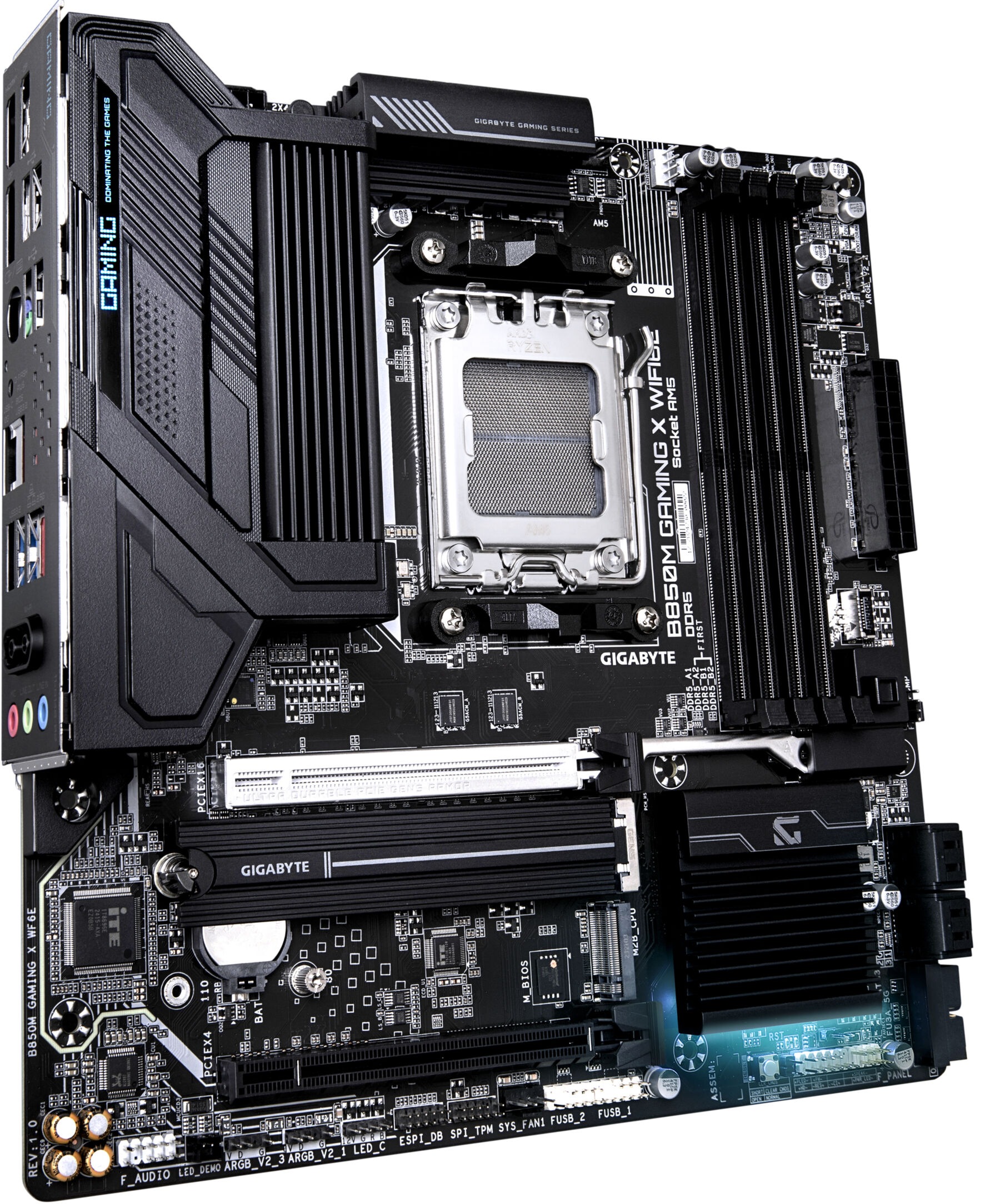 Gigabyte Mainboard »B850M GAMING X WIFI6E Motherboard - AMD Ryzen 9000 Serien CPUs, 10+2+2«