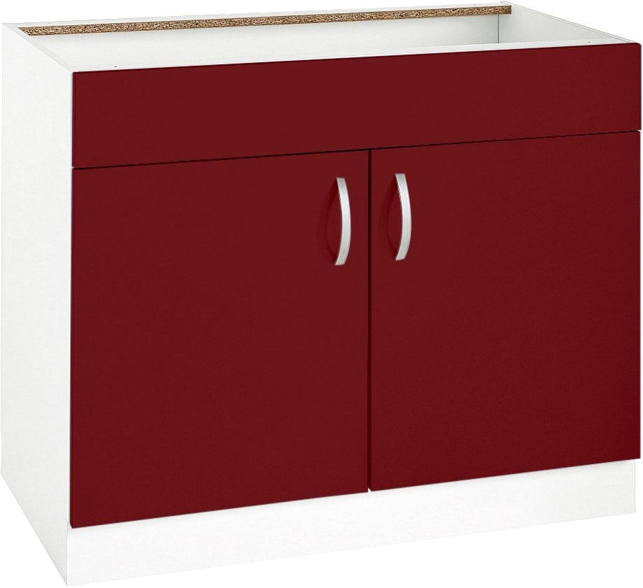 wiho Küchen Spülenschrank »Flexi«, bestellen cm 100 | BAUR Breite