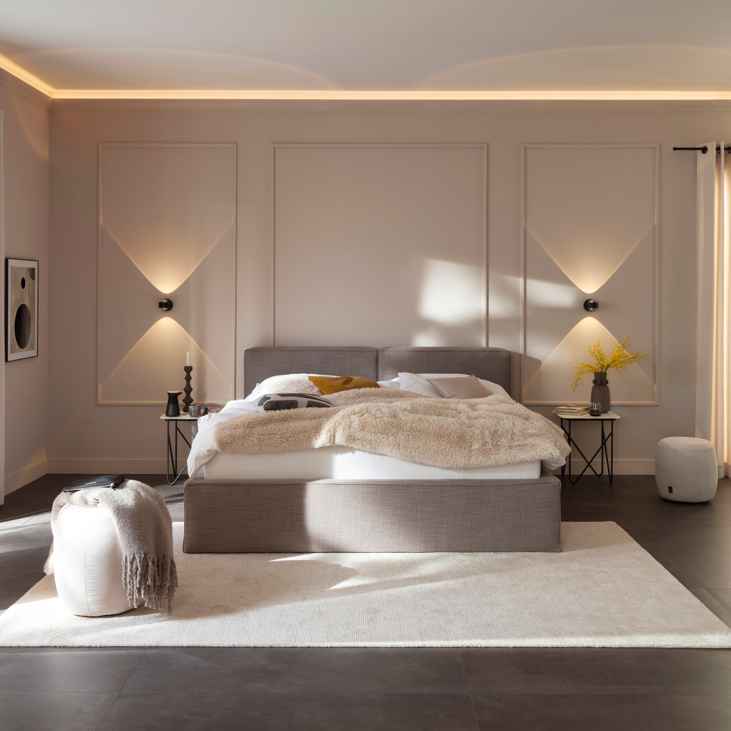 SCHÖNER WOHNEN-Kollektion LED Wandleuchte »CHIA« LED-Board 1 Stk. Warmweiß SCHÖNER WOHNEN Kollektion, Up- und Downlight