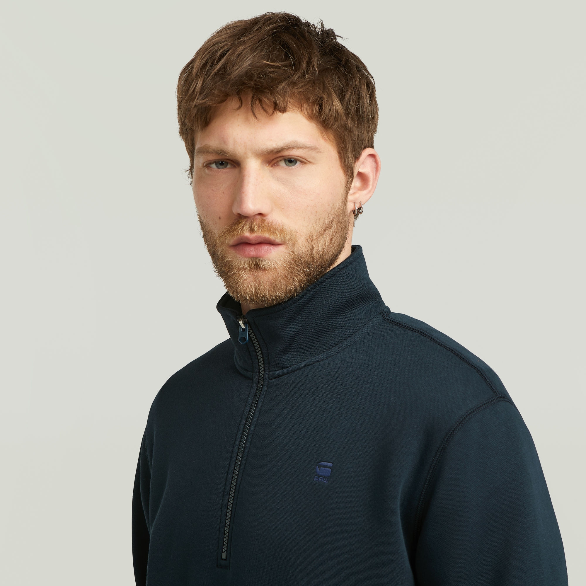 G-STAR Sweatshirt »Premium Core Half Zip«, mit Stehkragen