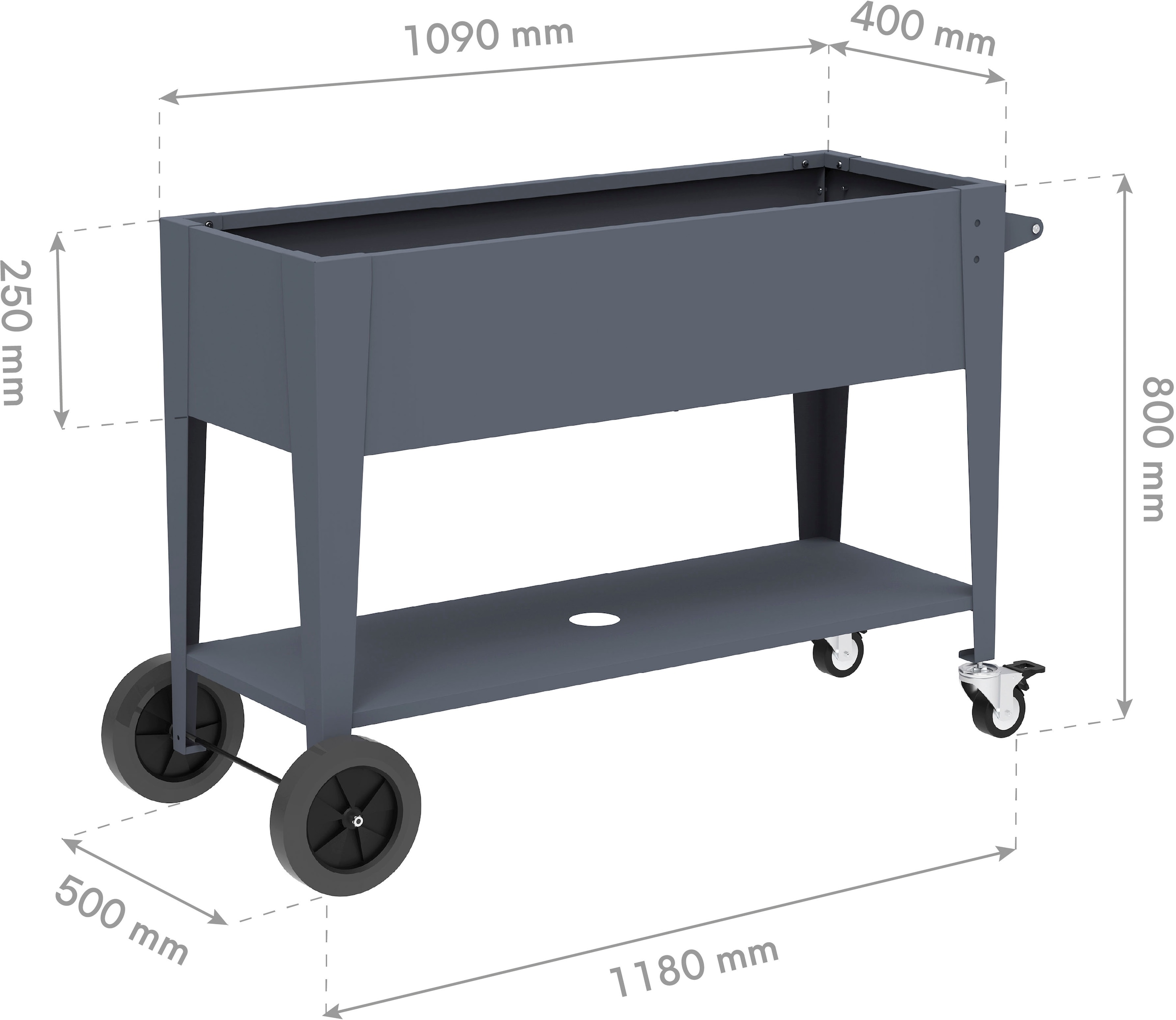WESTMANN Hochbeet »Mobila Plus« BxTxH: 118x50x80 cm