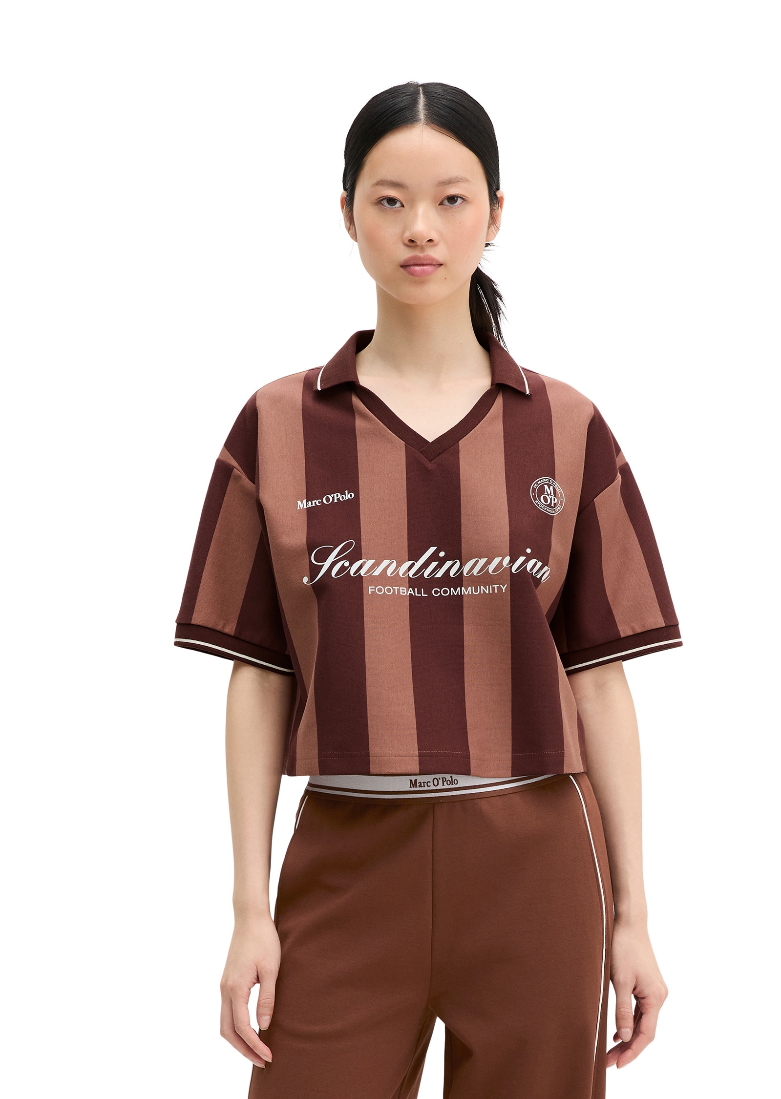 Marc OPolo T-Shirt "aus Organic Cotton-Mix"
