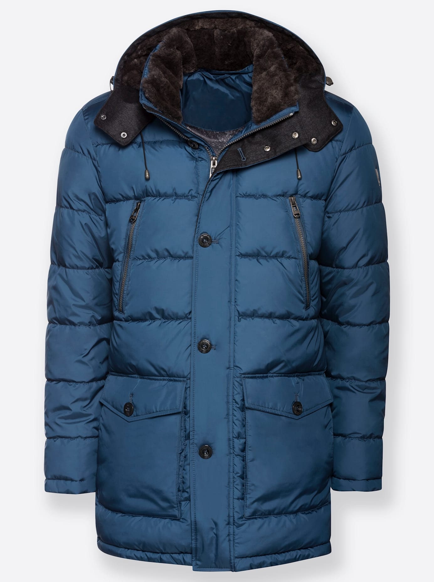 New Canadian Langjacke, mit Kapuze