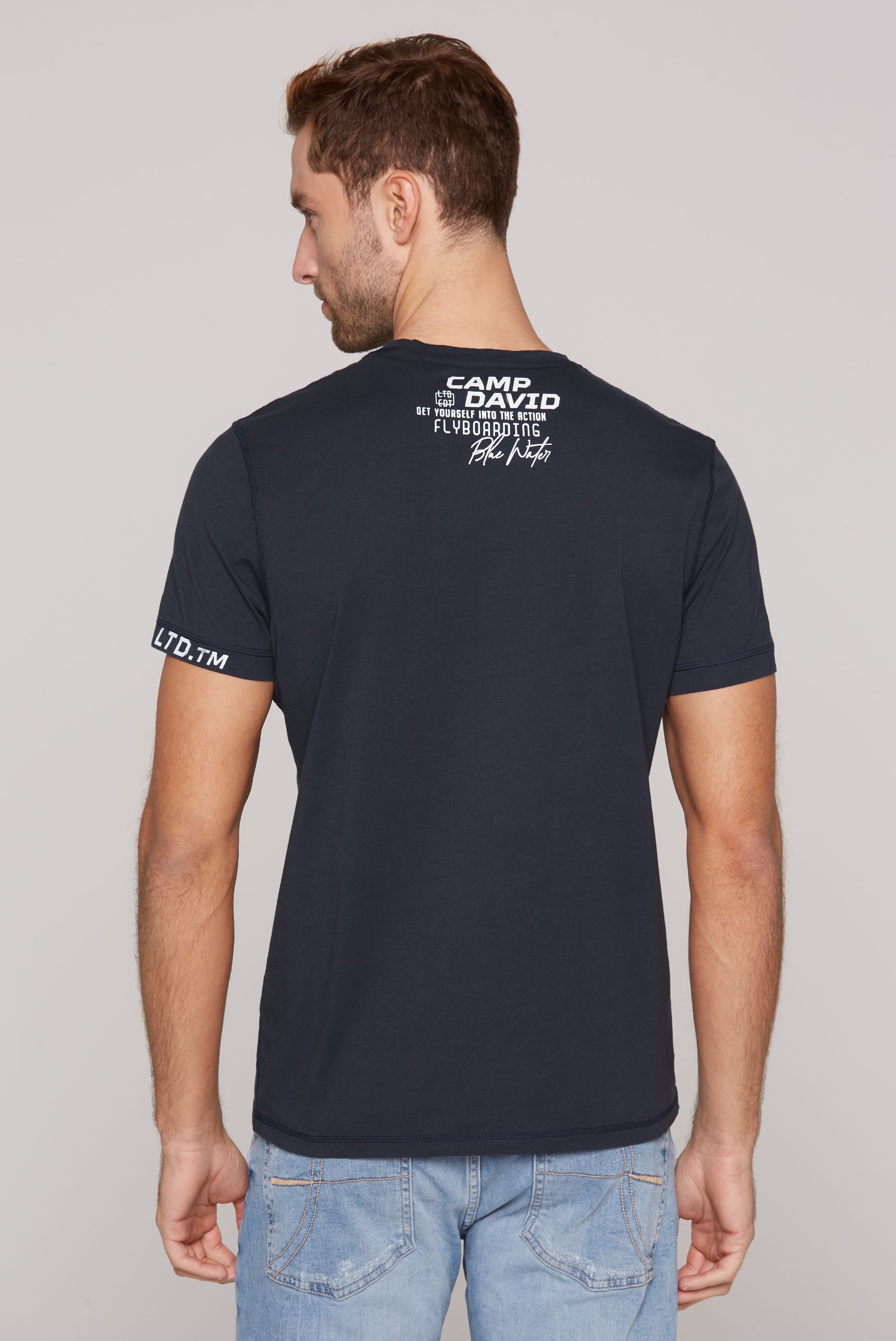 CAMP DAVID T-Shirt, mit Logo Print günstig online kaufen