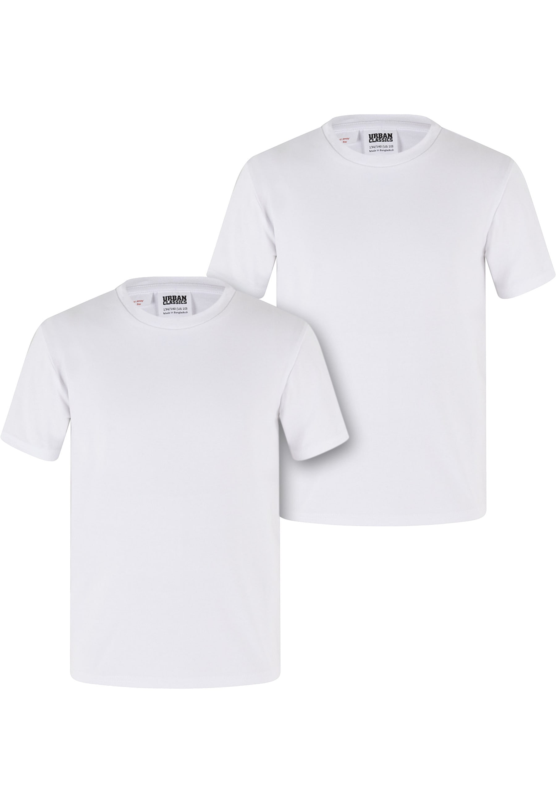 URBAN CLASSICS T-Shirt "Urban Classics Girls Stretch Jersey Tee 2-Pack" 1 S günstig online kaufen