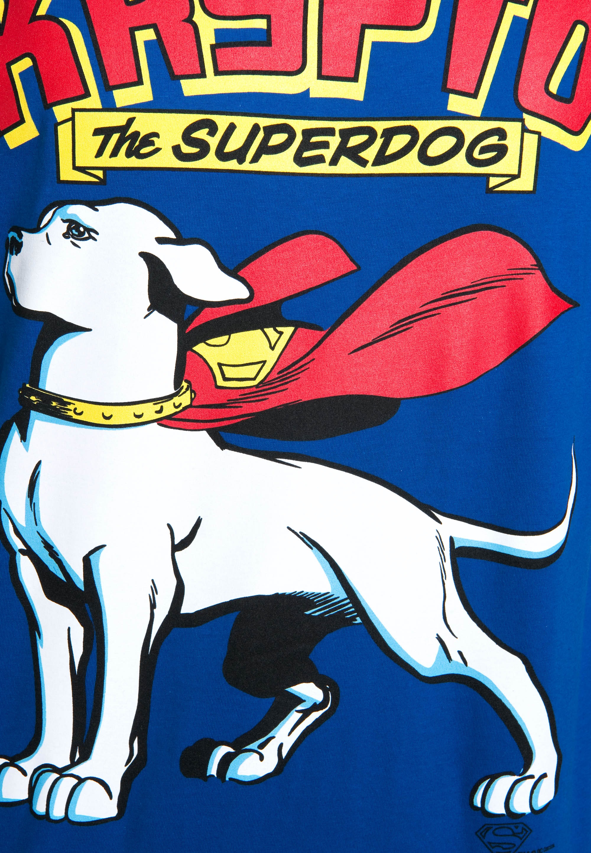 LOGOSHIRT T-Shirt »Superdog - Krypto - DC Comics«, mit coolem Hunde-Motiv