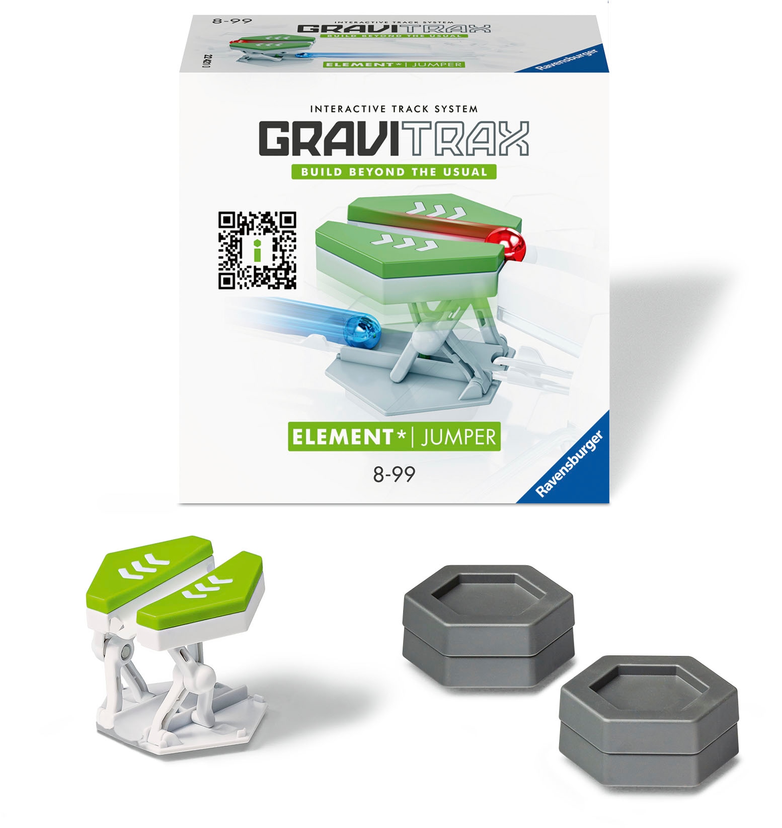 Ravensburger Kugelbahn-Bausatz »GraviTrax Element Jumper«, Made in Europe