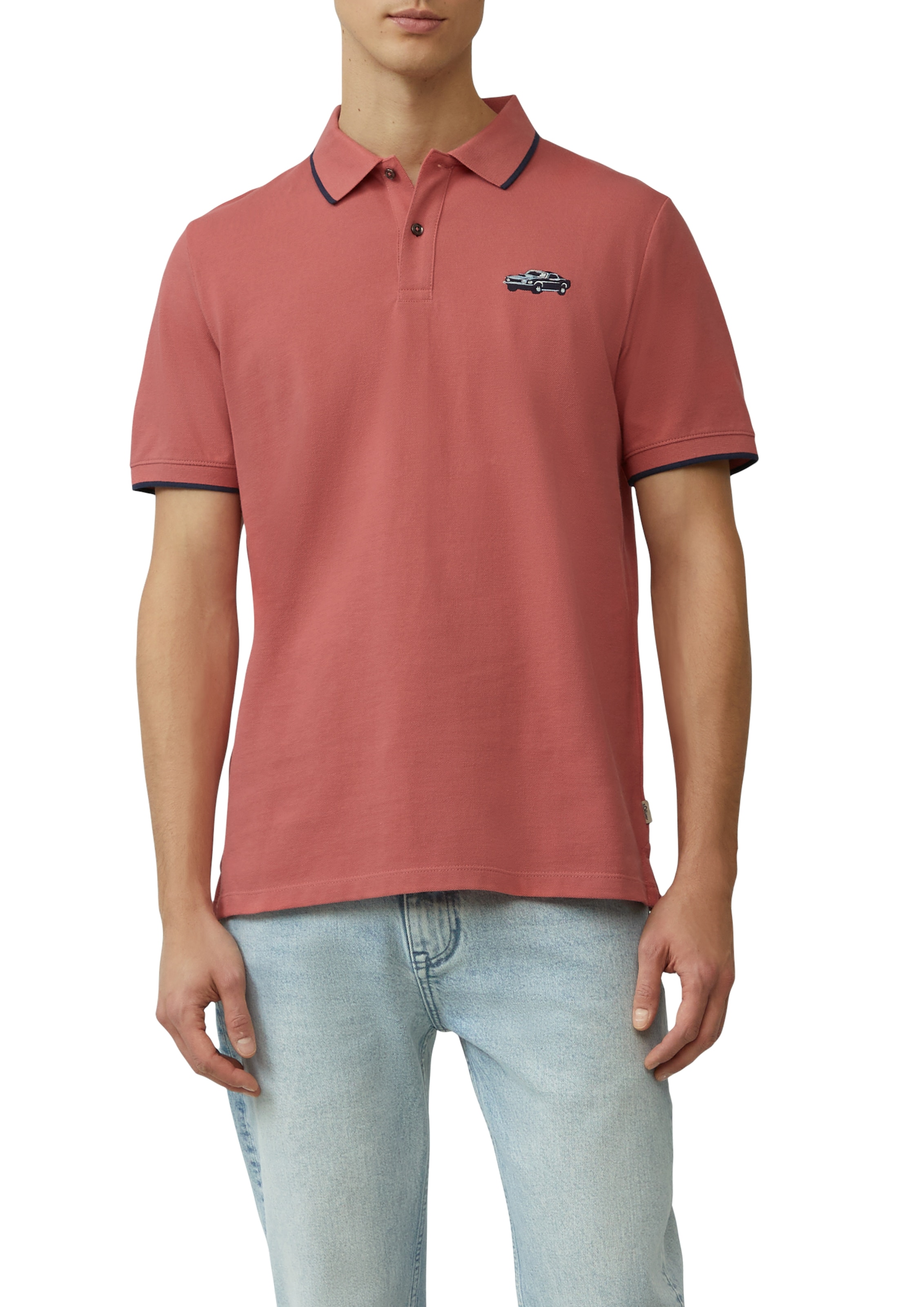 s.Oliver Poloshirt, mit Front Print günstig online kaufen
