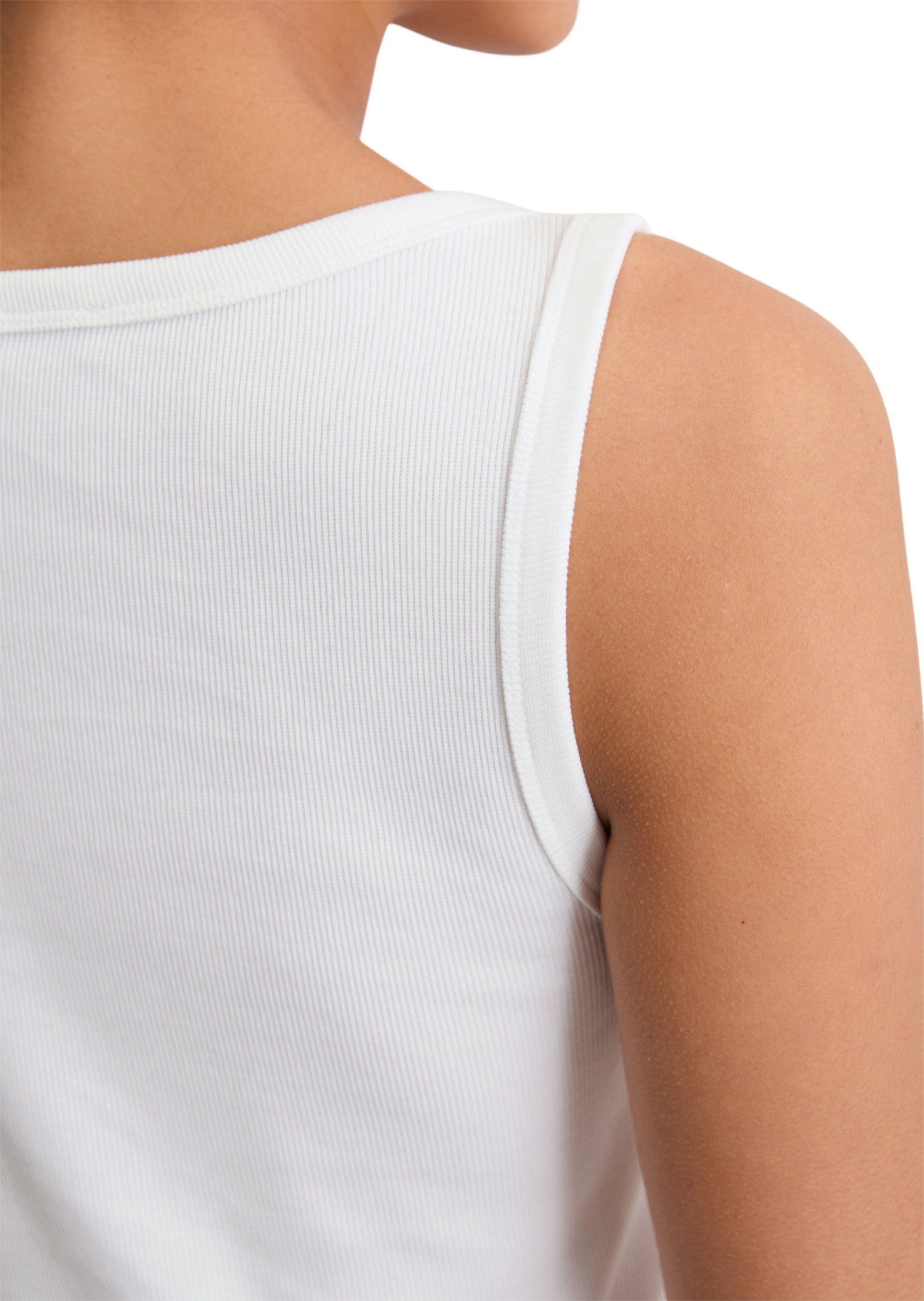 Marc O'Polo T-Shirt »aus elastischem Rippjersey«