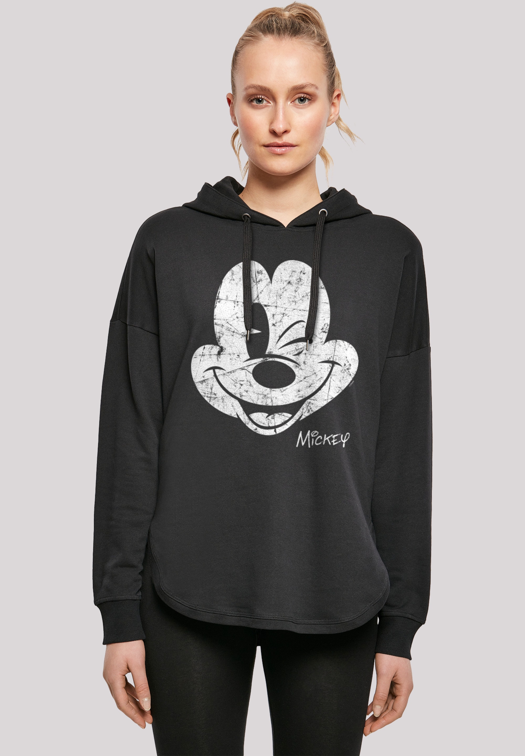 F4NT4STIC Kapuzenpullover "Disney Micky Maus Zeichentrick Since Beaten Face günstig online kaufen