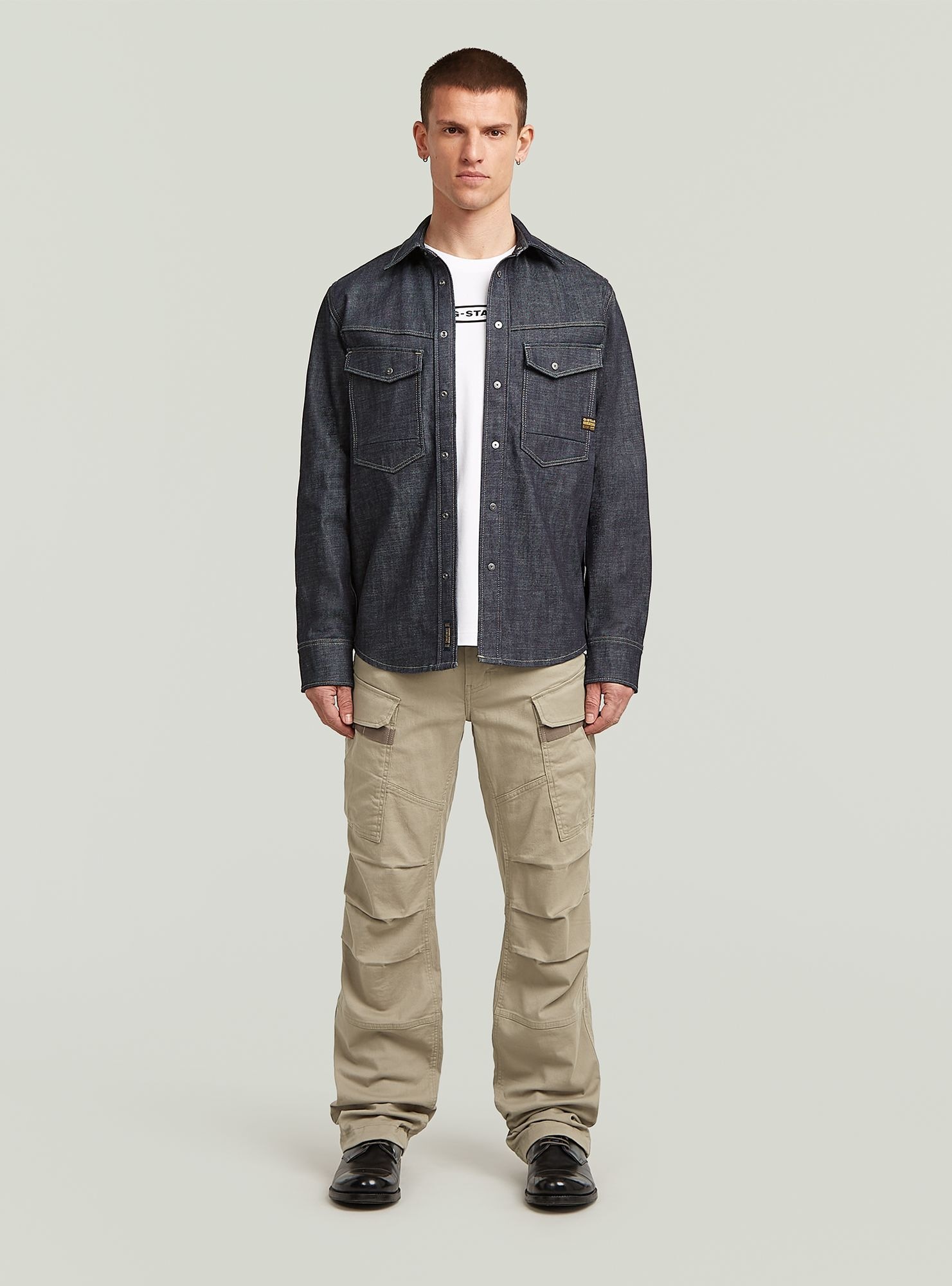 G-STAR Langarmshirt »Dakota Regular Selvedge Hemd«