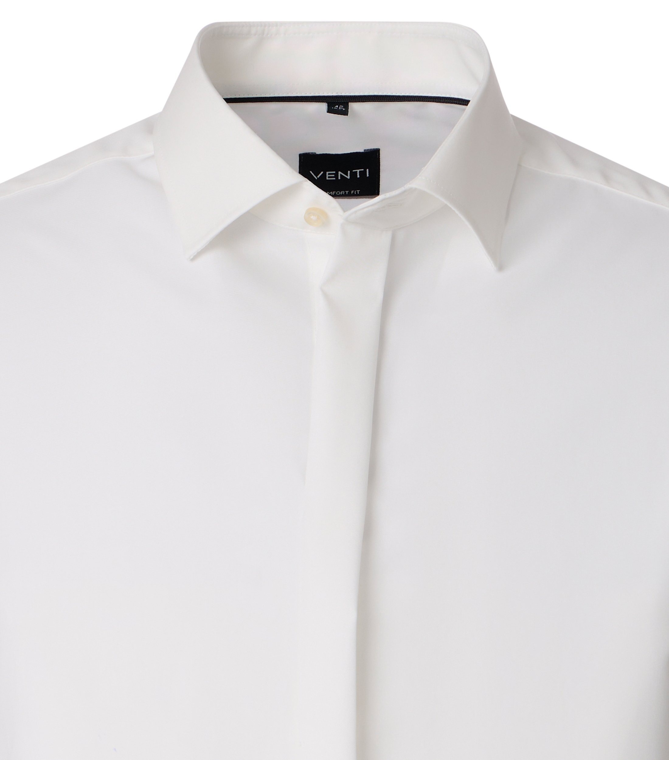 VENTI Business Shirt Men's White-Beige 41 6