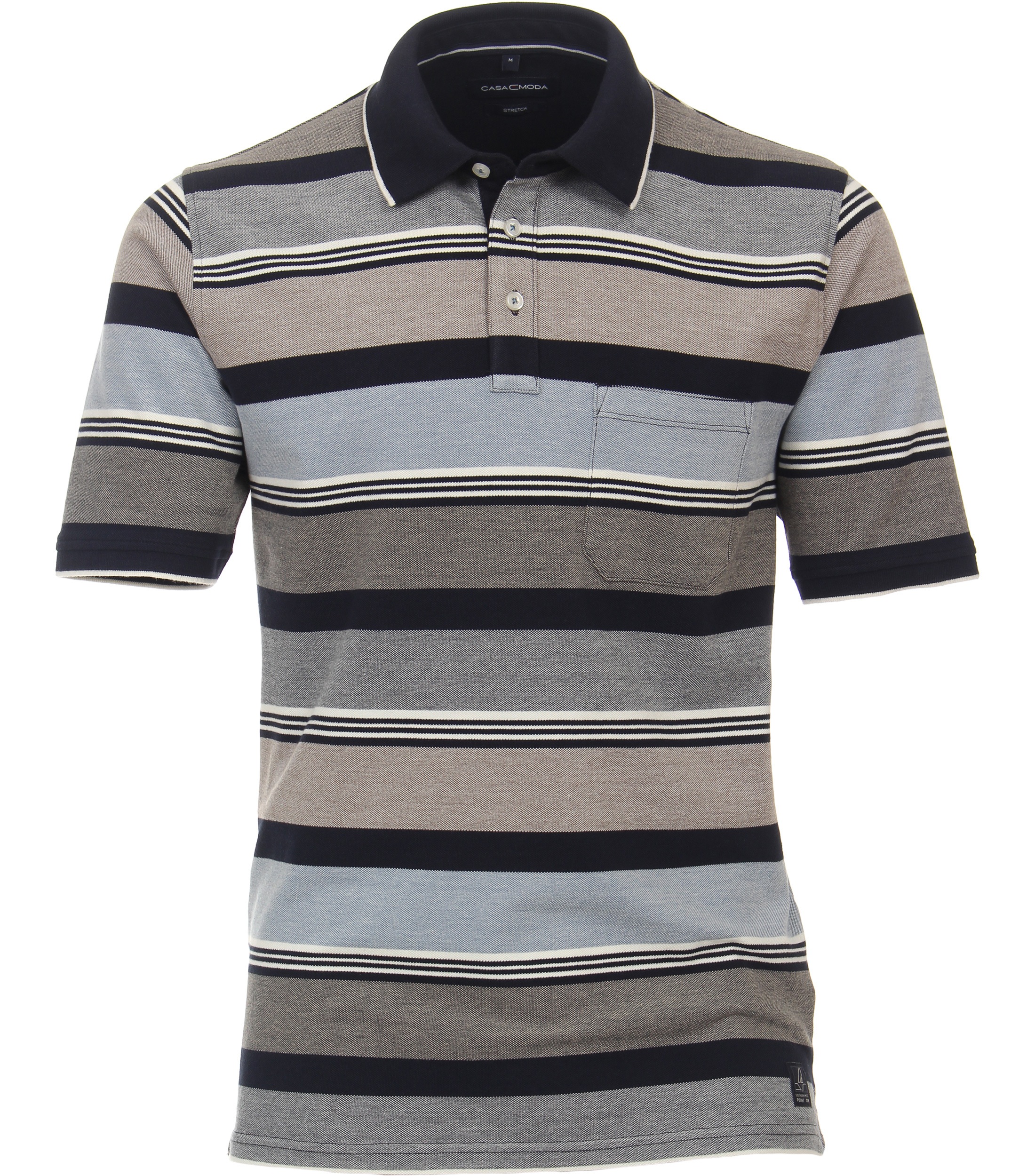 Poloshirt »CASAMODA Polo-Shirt gestreift«