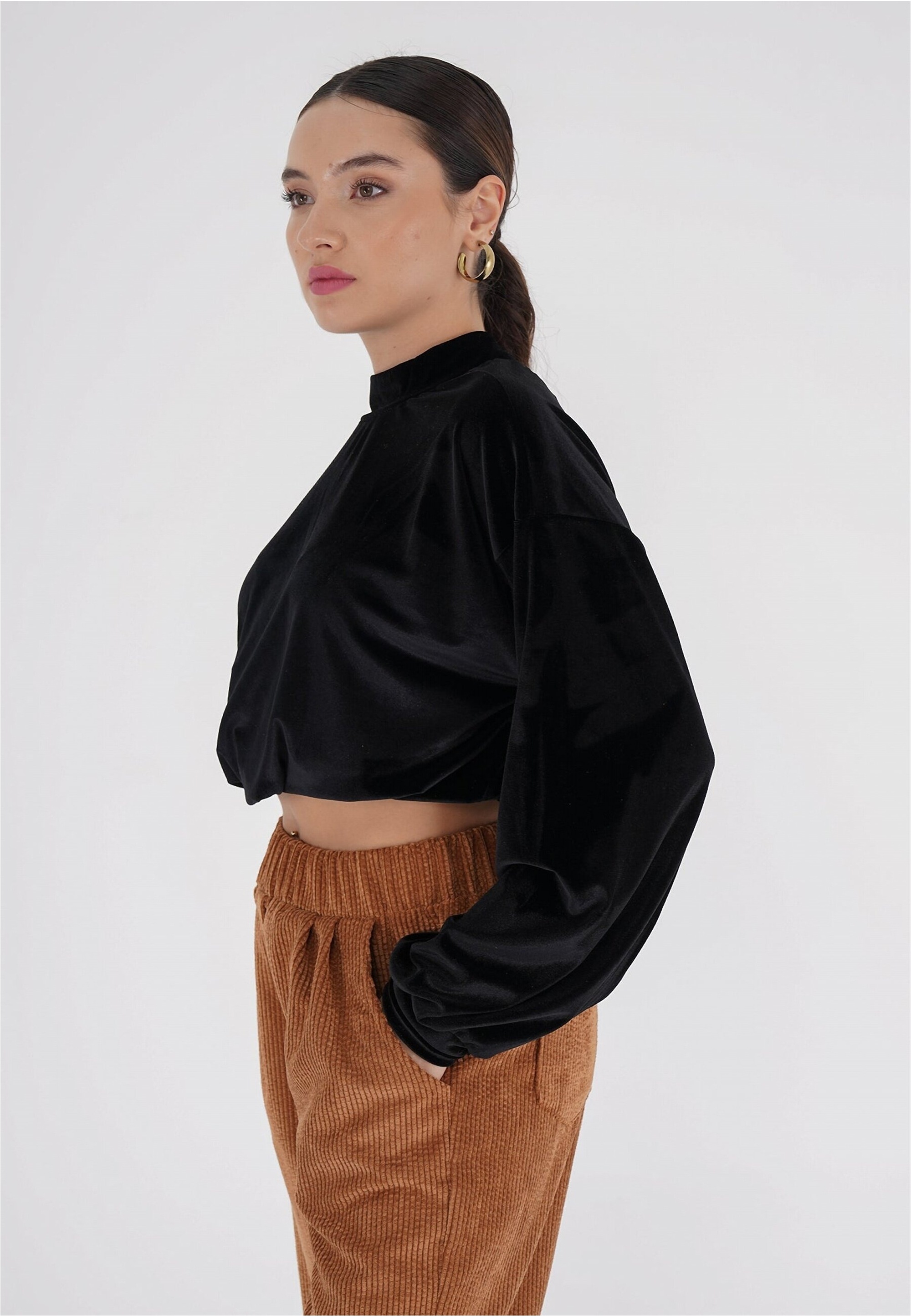 Thumbnail - freshlions Klassische Bluse "Remy" 1 mit Knopfleiste im Nacken