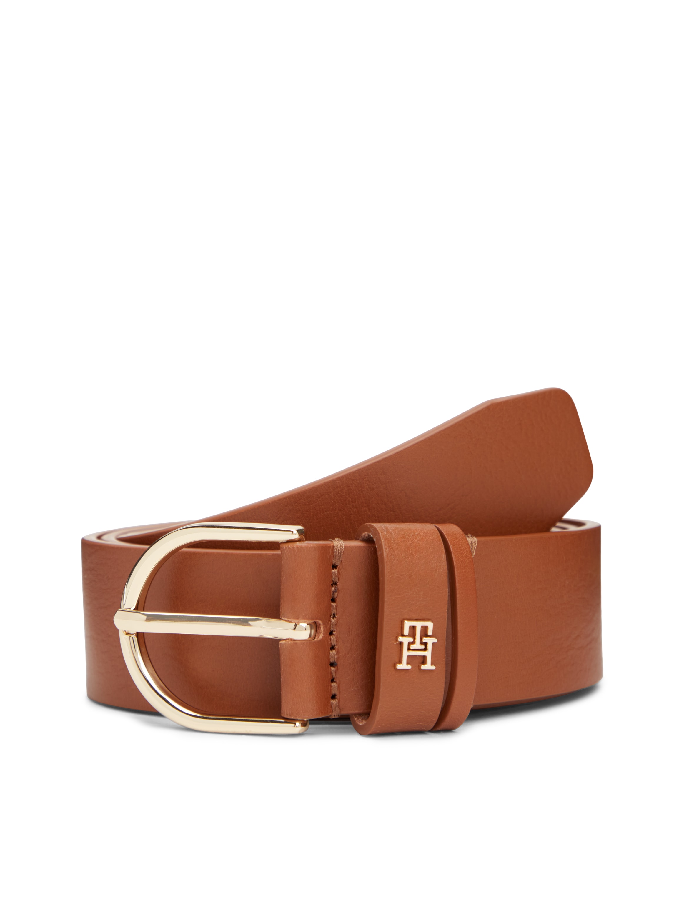Tommy Hilfiger Ledergürtel »ESSENTIAL EFFORTLESS 3,5 cm breit« Damengürtel, 3,5 cm breit, casual und Jeans, ovale Einfachdornschließe