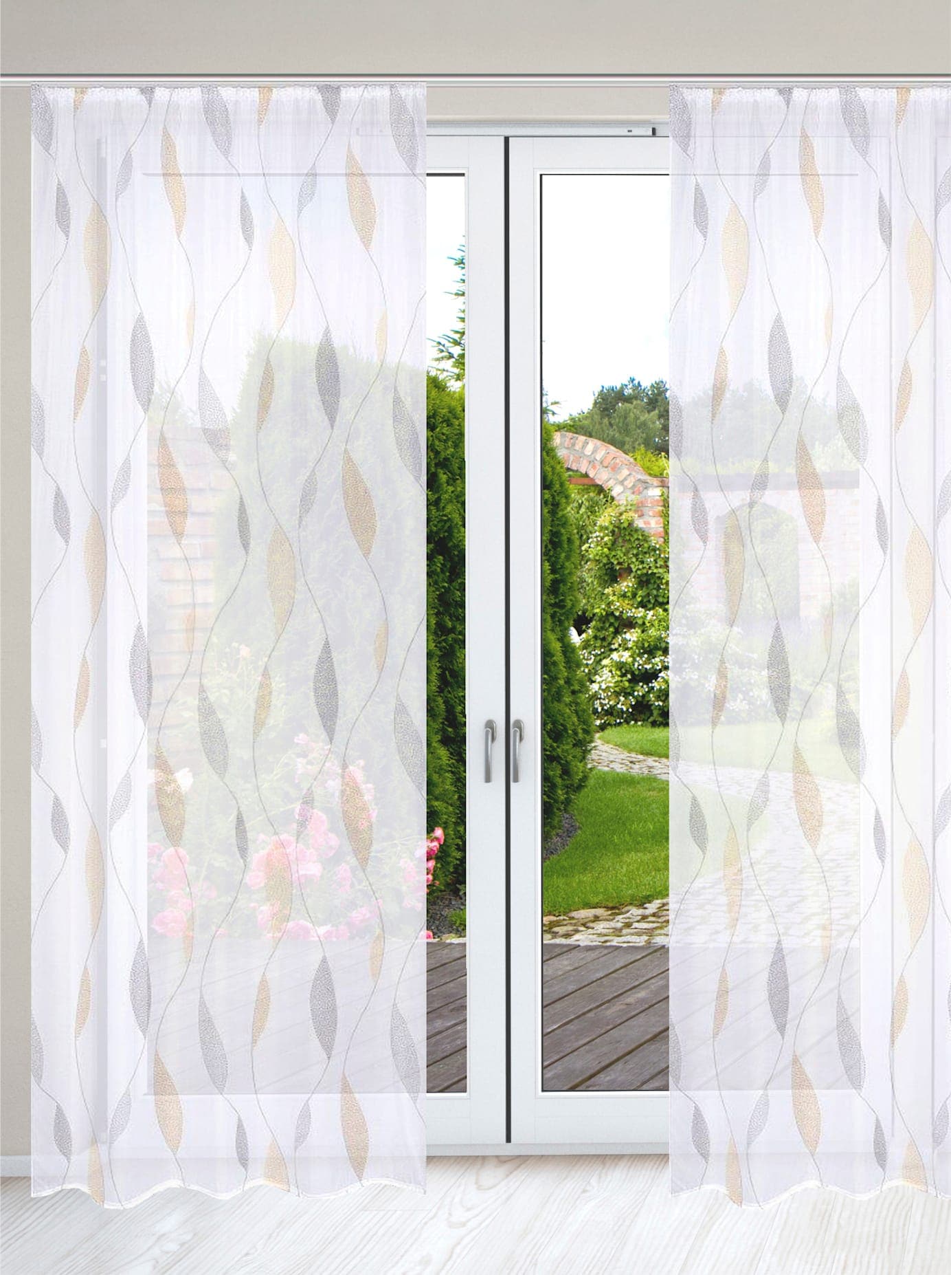 heine home Gardine Kräuselband 1 Stk. tlg. günstig online kaufen