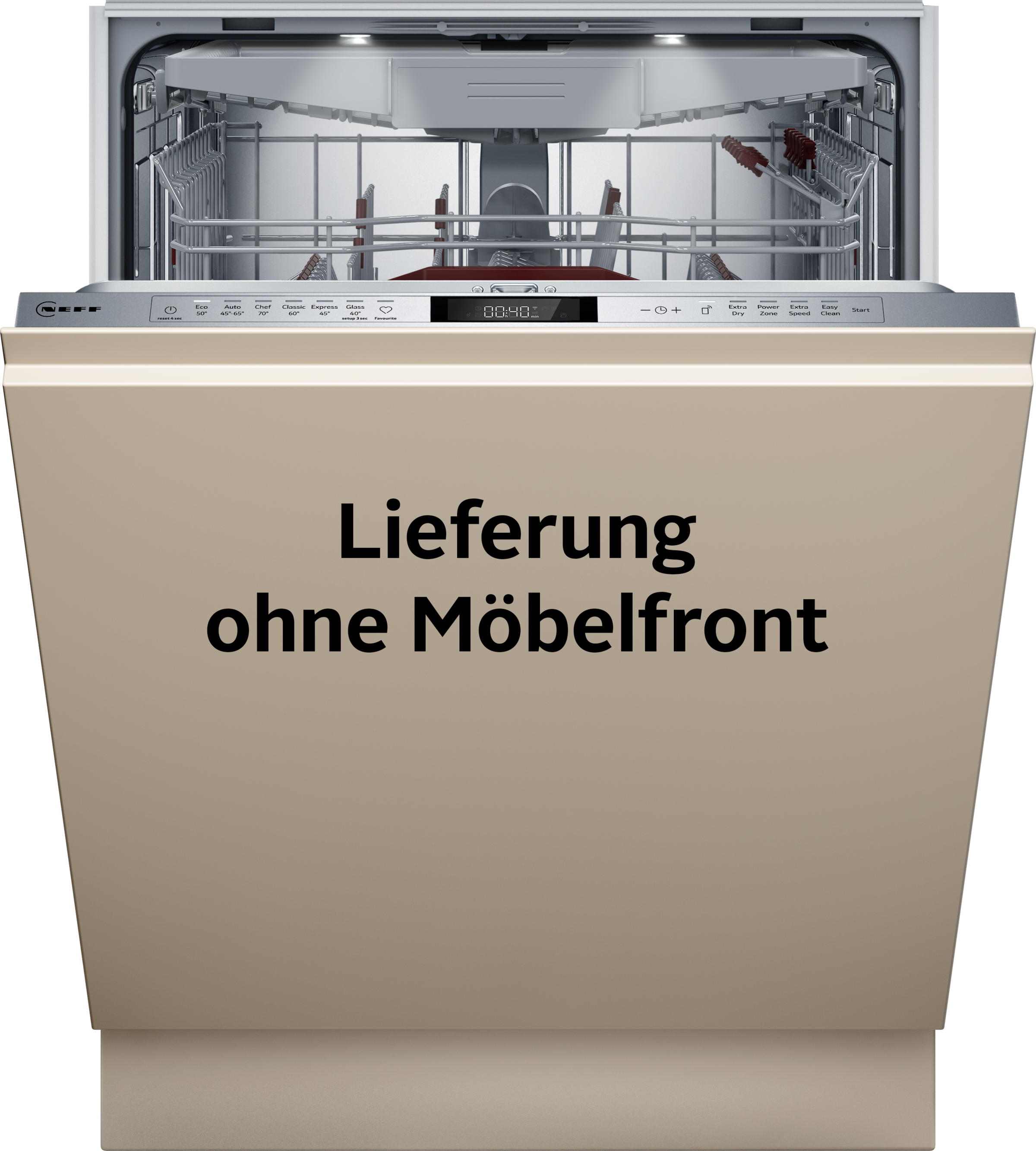 NEFF vollintegrierbarer Geschirrspüler N 70 »S257ECX19E« 14 tlg. Maßgedecke