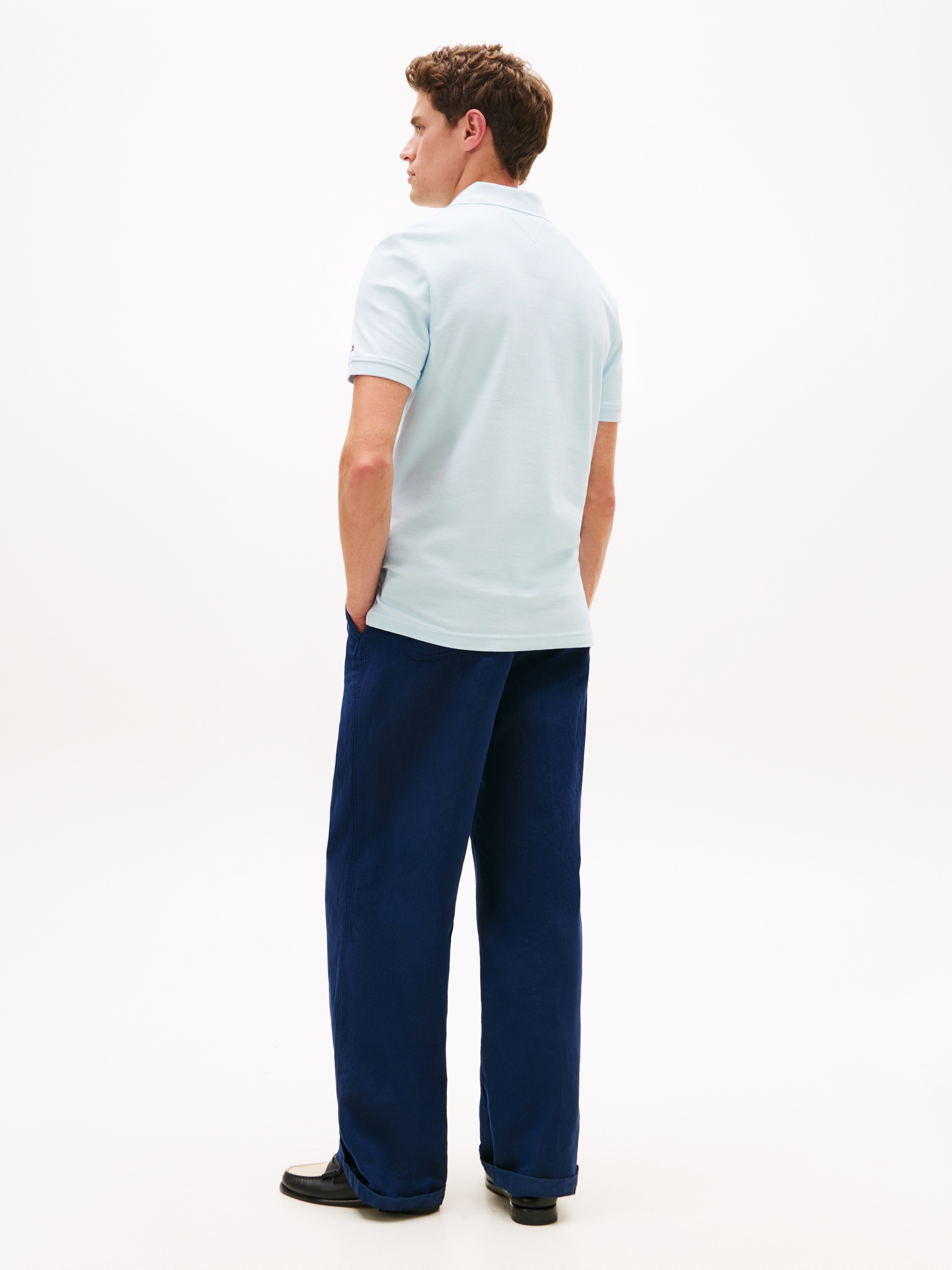 Tommy Hilfiger Poloshirt »TH SCRIPT REGULAR« aus Piqué mit Logo