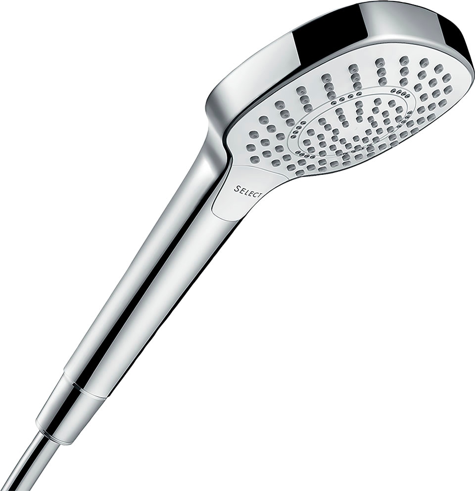 hansgrohe Handbrause "Croma Select E", 11cm, Multi Weiß/chrom