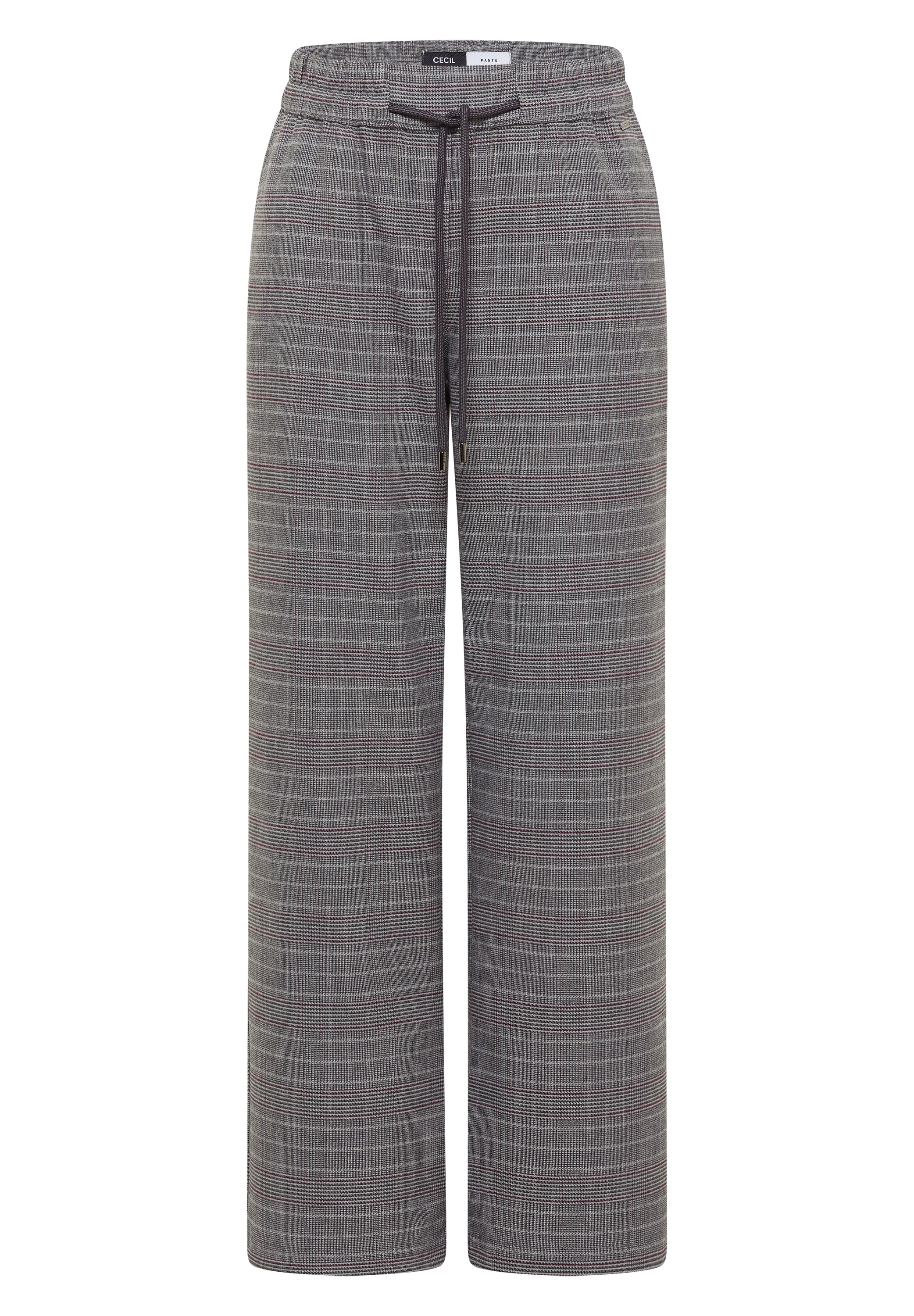 Cecil Stoffhose »Style Neele«  im Loose Fit / kariert / Weites Bein / Elastischer Bund