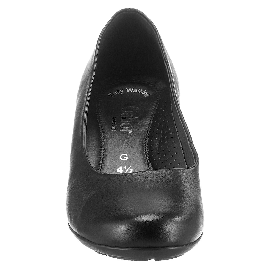 Schuhe Schuhtrends für Damen Gabor Pumps, mit rutschhemmender Gummilaufsohle schwarz