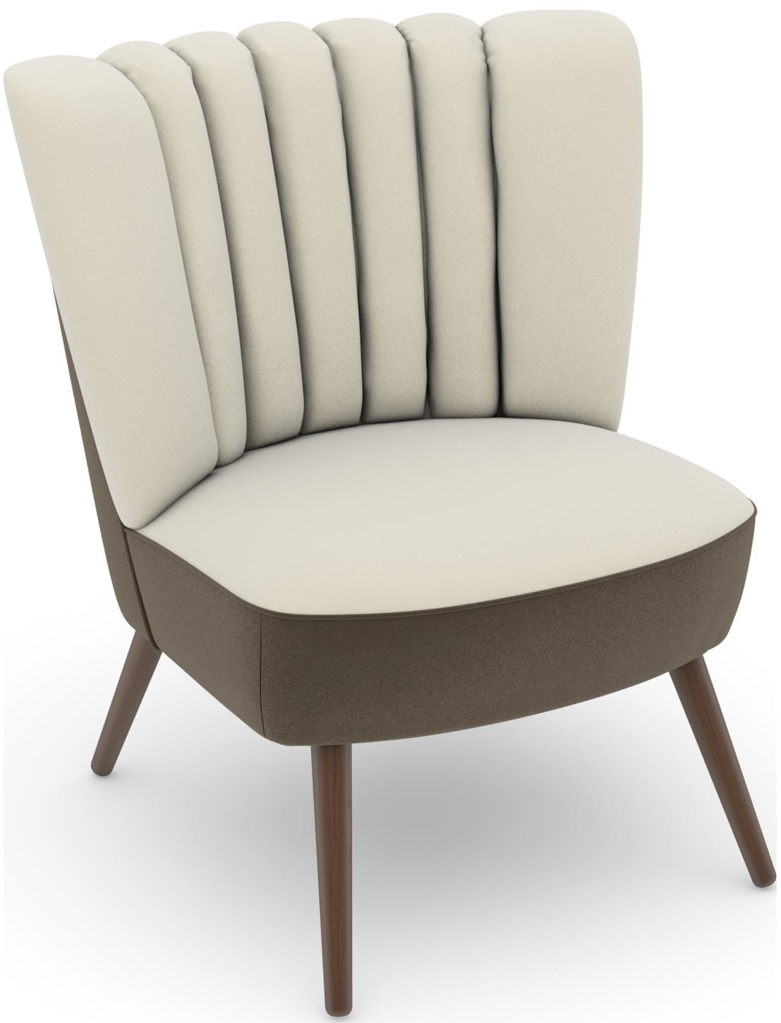 Max Winzer Sessel "build-a-chair Aspen, Loungesessel mit Samtvelours Bezug,", im Retrolook, zum Selbstgestalten