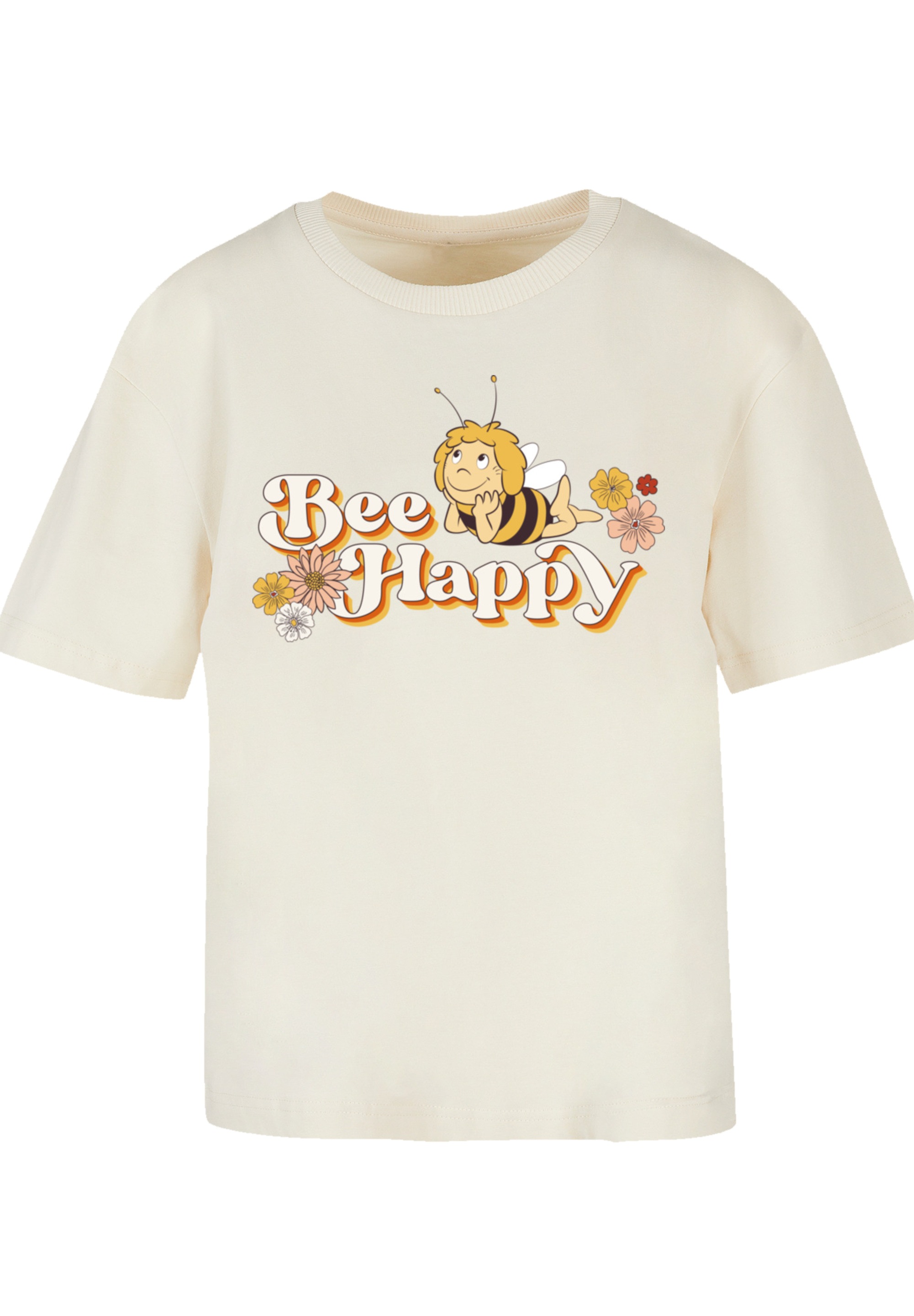 F4NT4STIC T-Shirt »Die Biene Maja Bee Happy Heroes of Childhood« Nostalgie, Retro, Heroes of Childhood