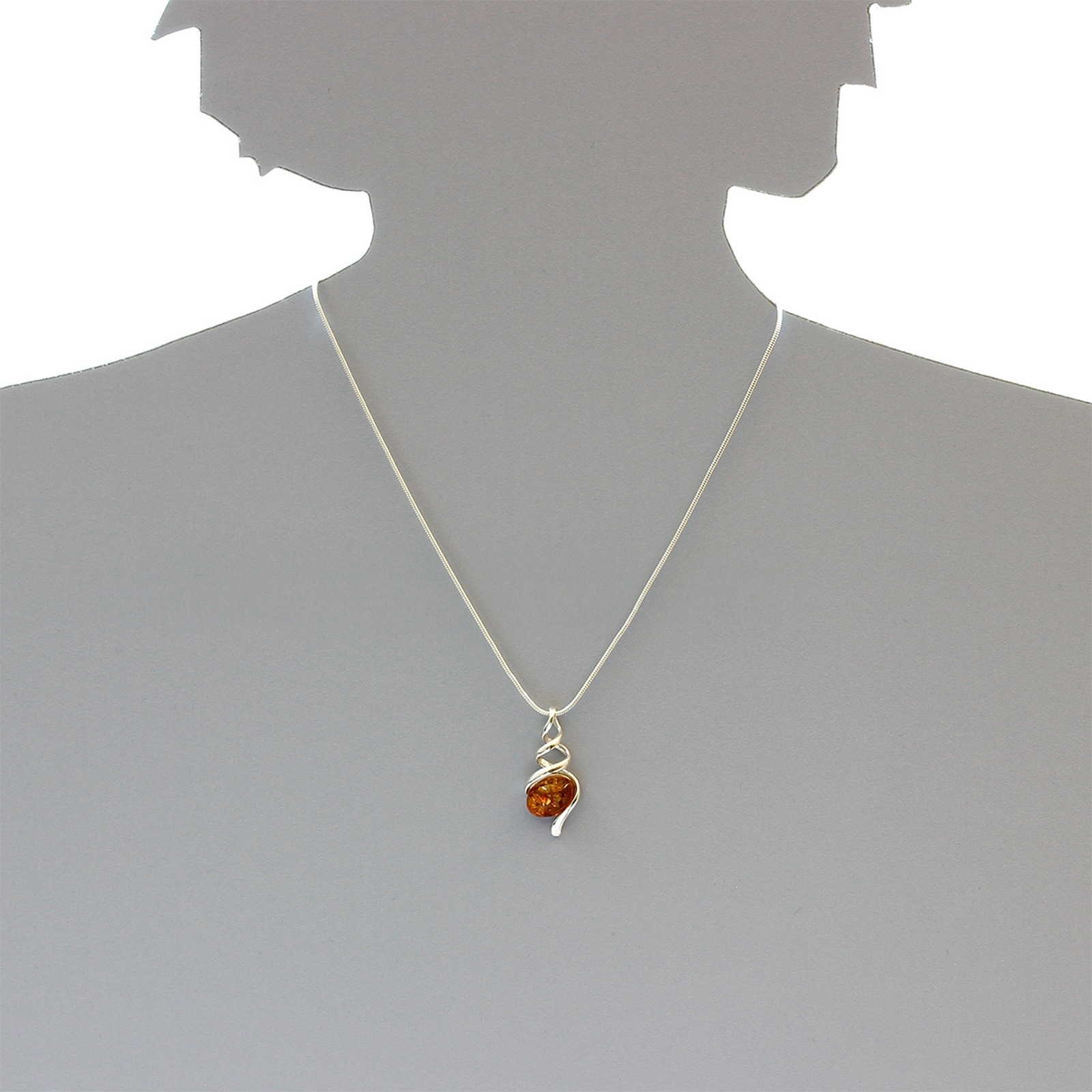 OSTSEE-SCHMUCK Kettenanhänger »- Noemi - Silber 925/000 - Bernstein«
